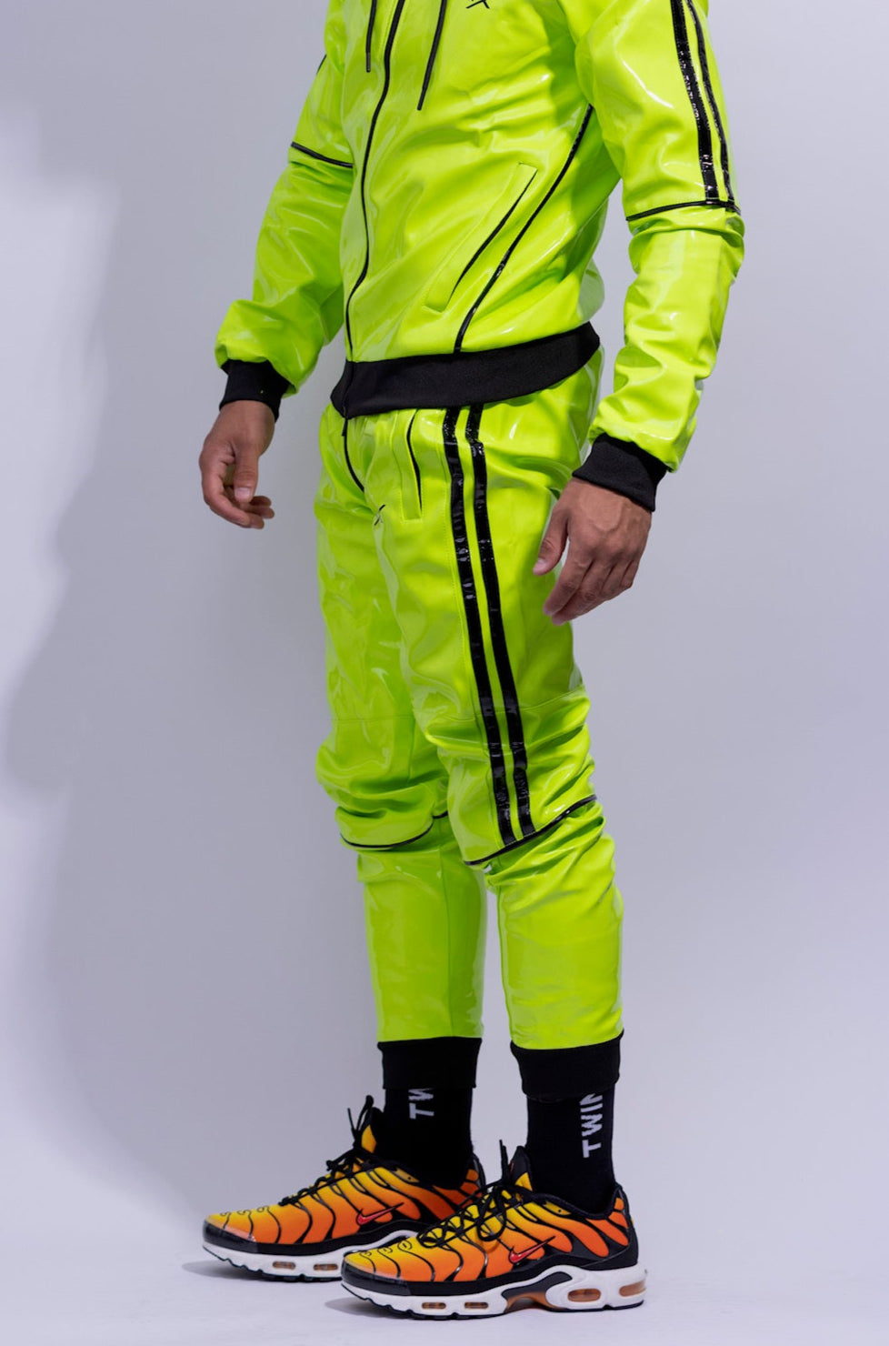 superhero pants I neon/black I pvc pro