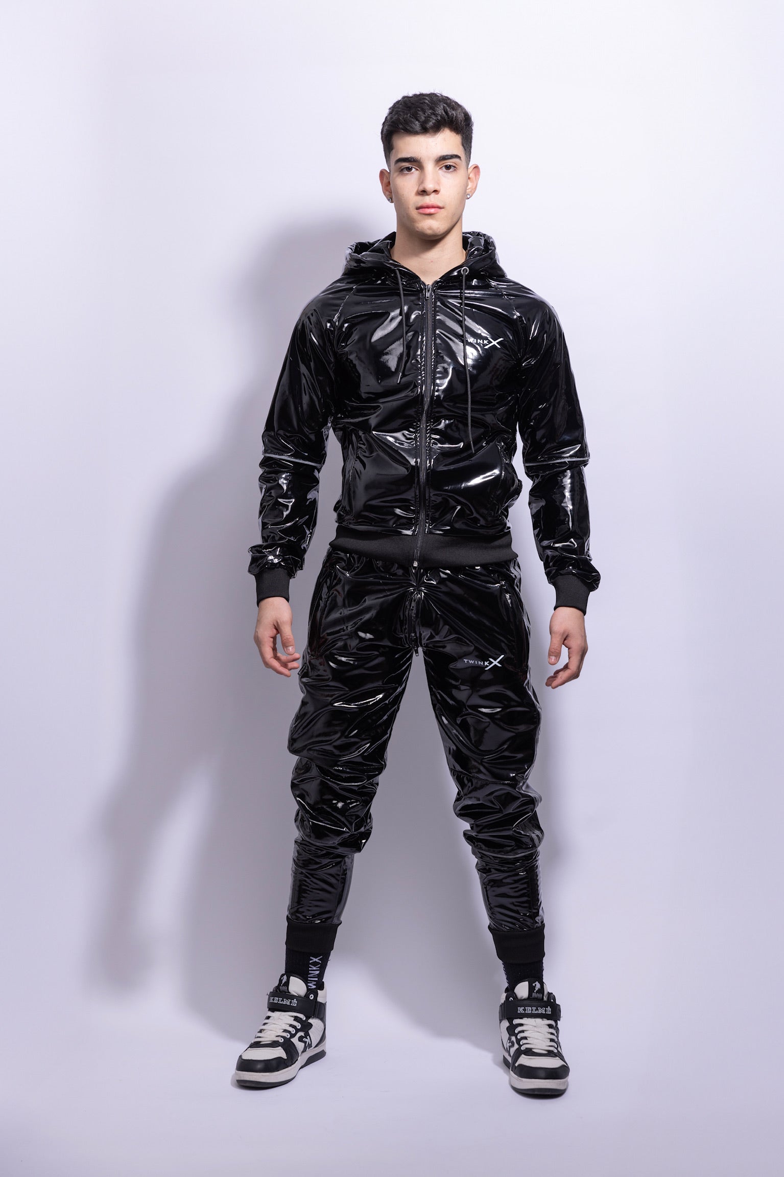 superhero jacket I black/reflective I pvc