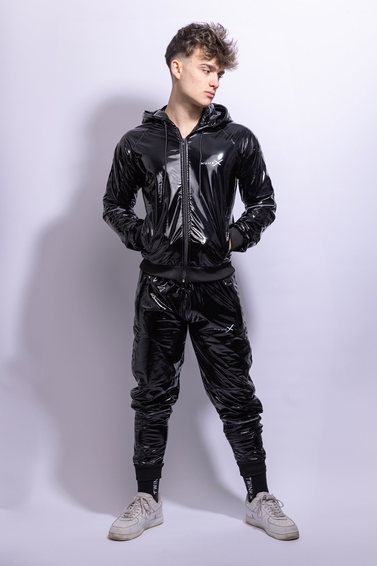 superhero jacket I black/reflective I pvc