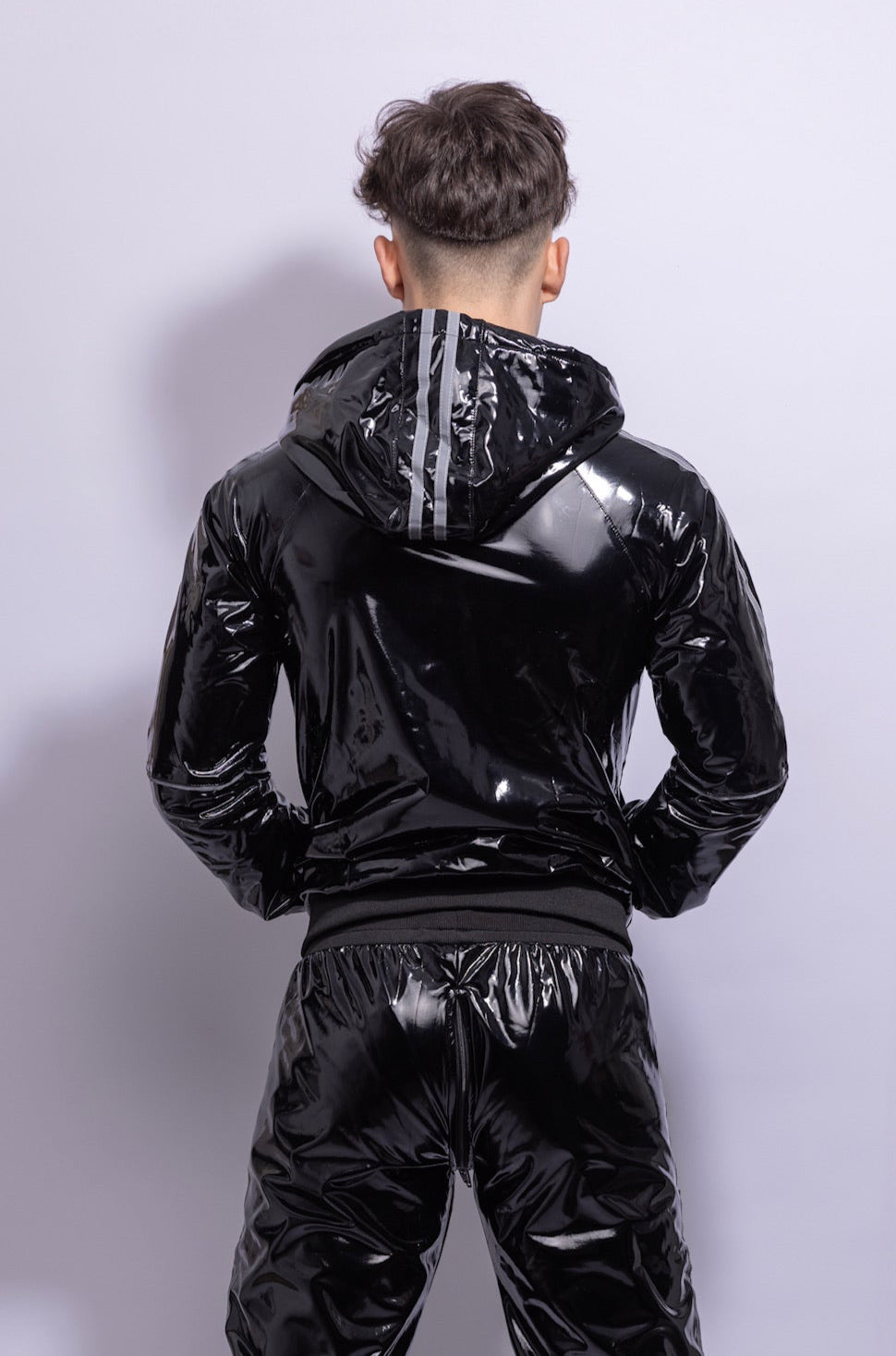 superhero jacket I black/reflective I pvc