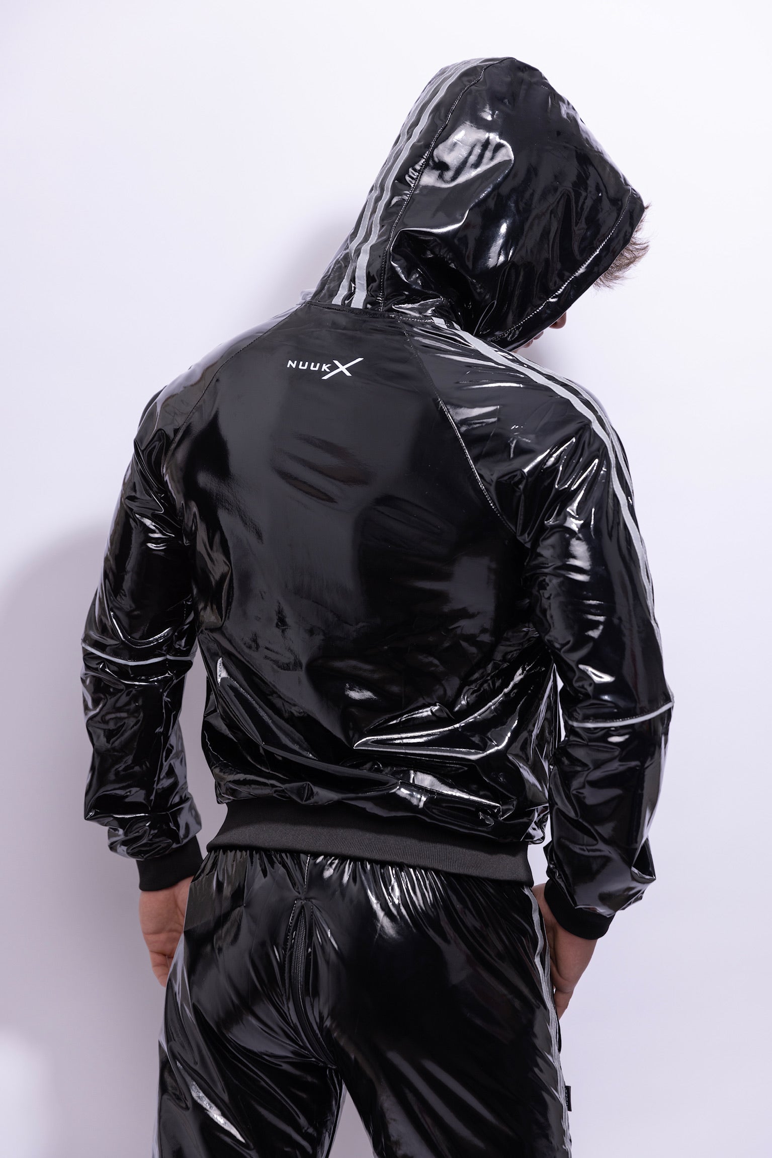 superhero jacket I black/reflective I pvc