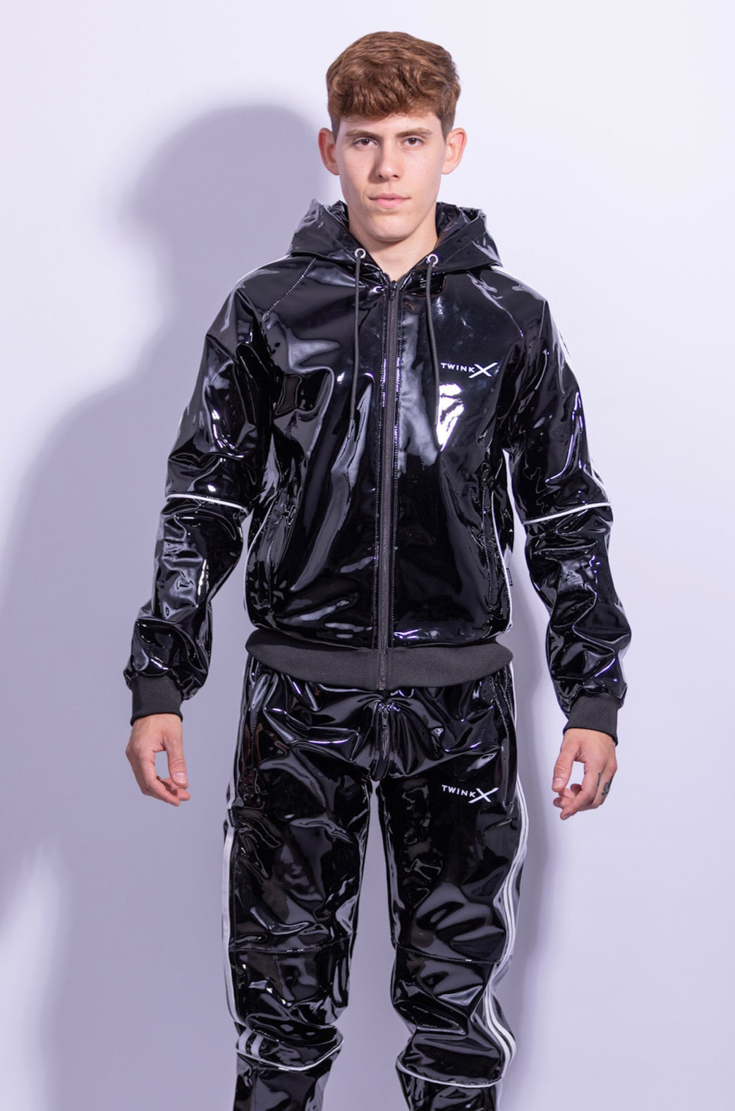 superhero jacket I black/white I pvc pro