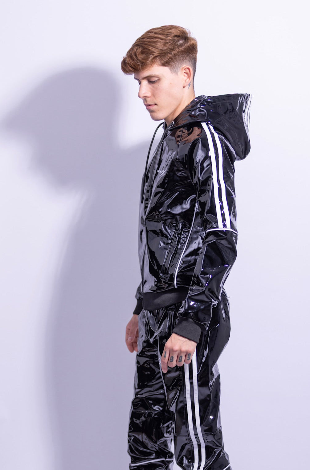 superhero jacket I black/white I pvc pro