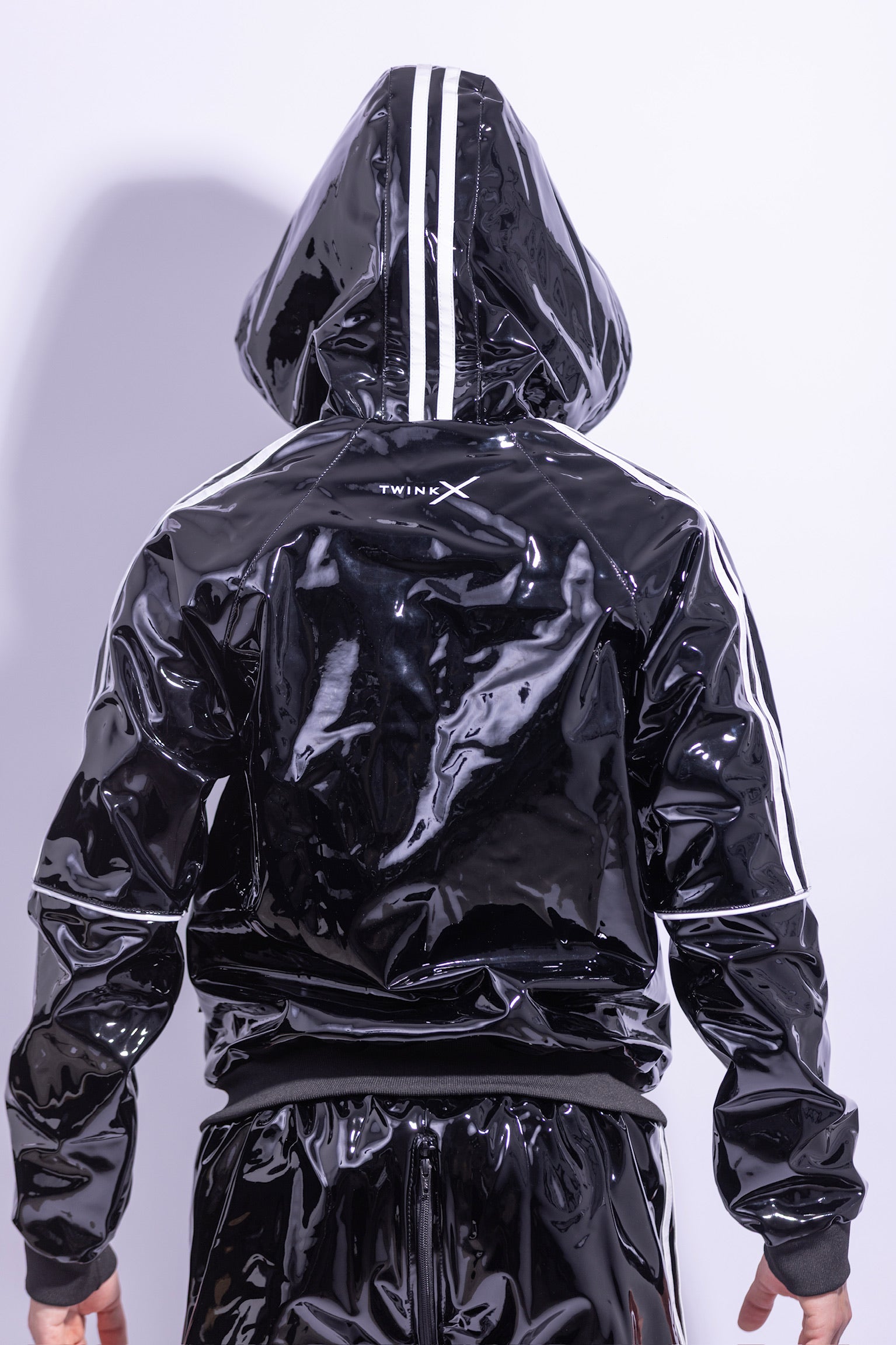 superhero jacket I black/white I pvc pro