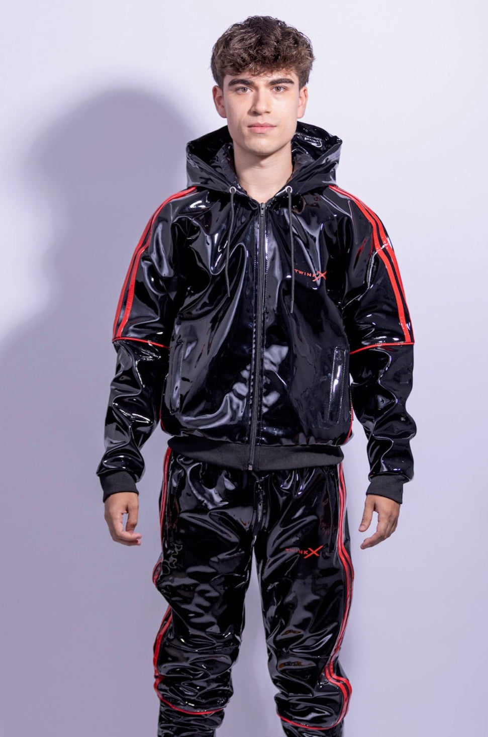 superhero jacket I black/red I pvc pro
