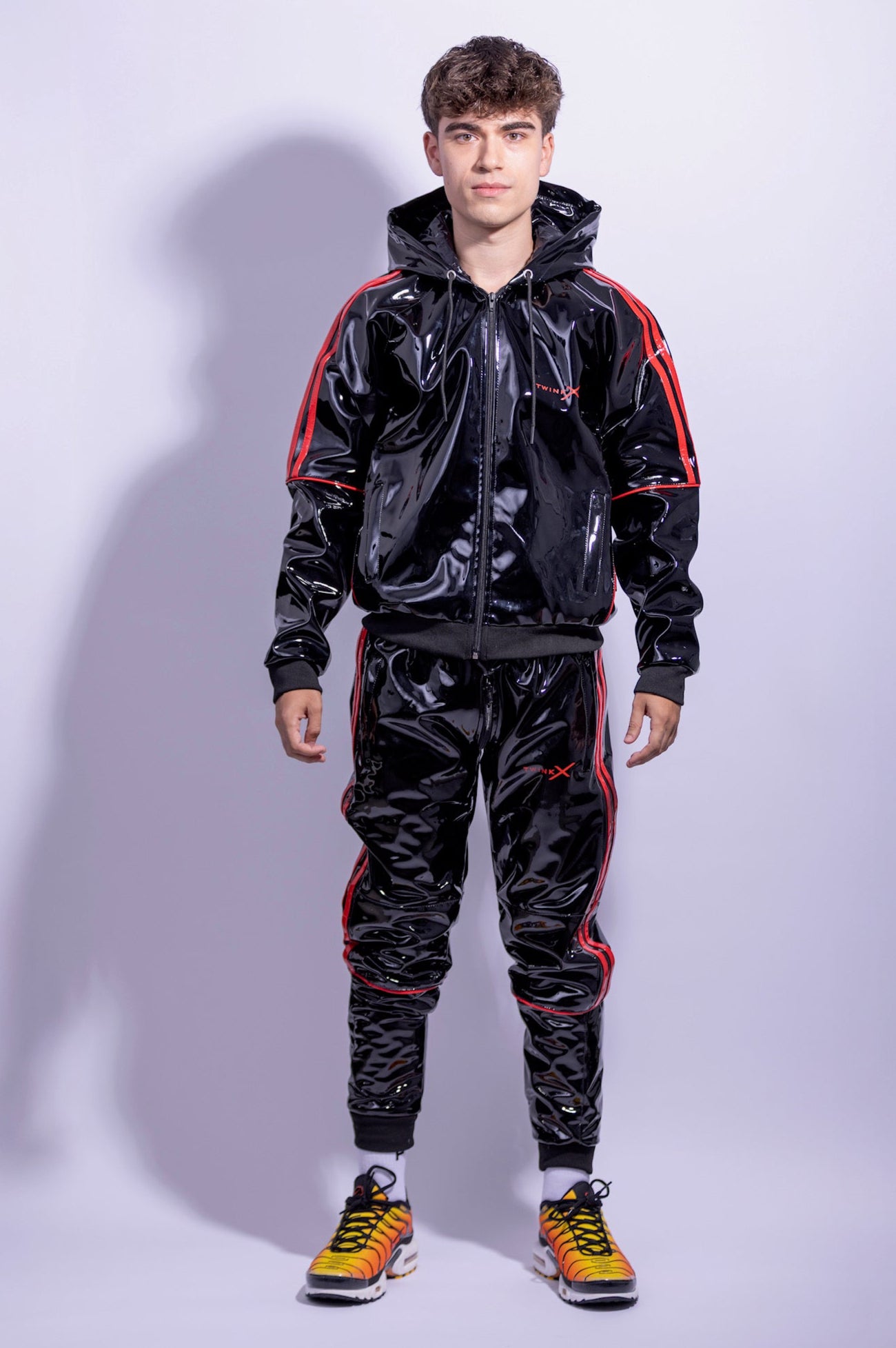 SUPERHERO SET I BLACK/RED I PVC PRO