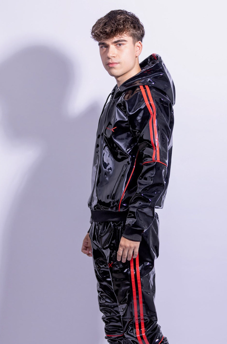 superhero jacket I black/red I pvc pro