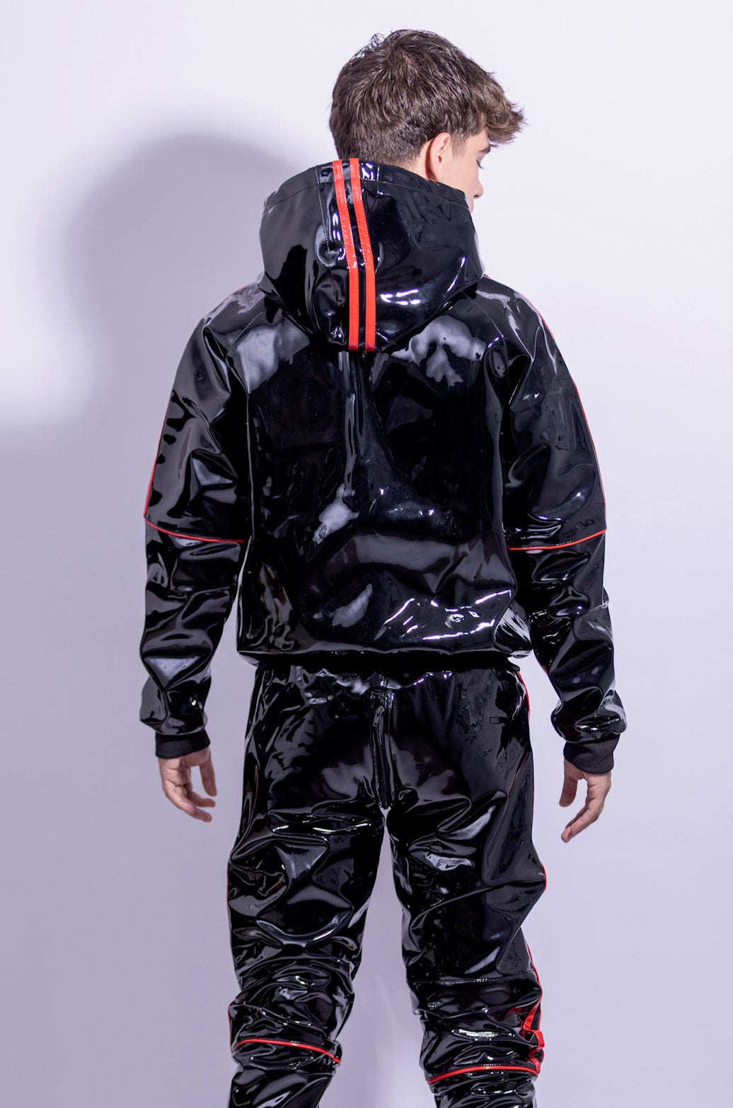 superhero jacket I black/red I pvc pro