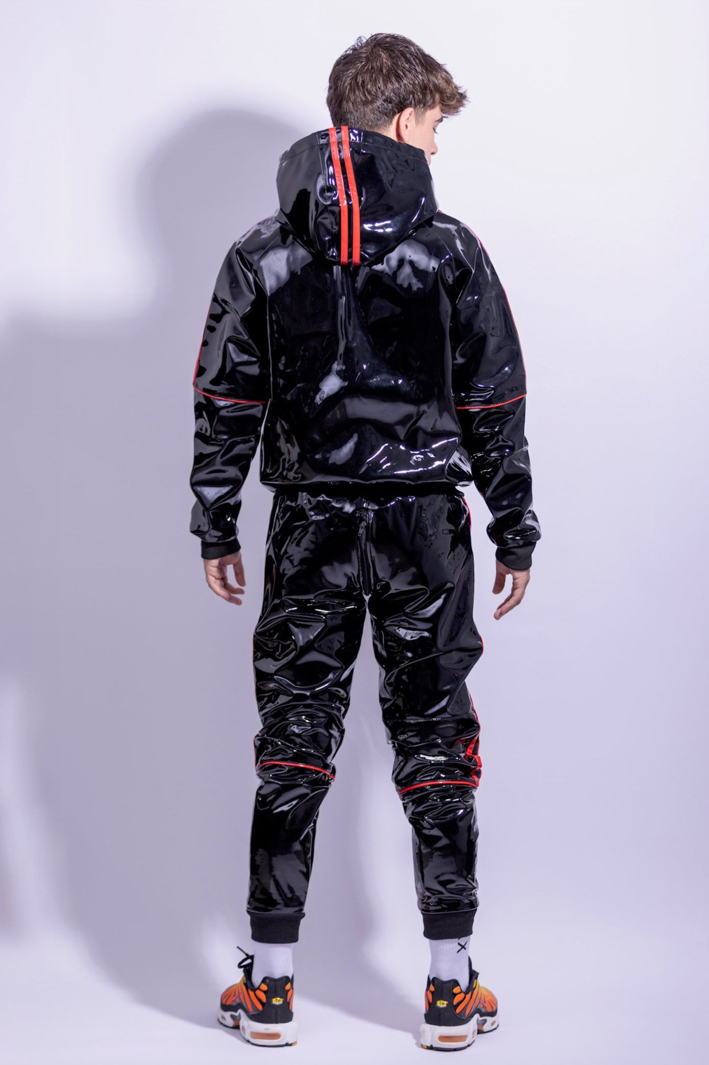 SUPERHERO SET I BLACK/RED I PVC PRO