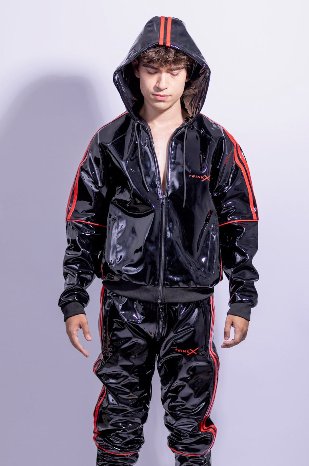 superhero jacket I black/red I pvc pro