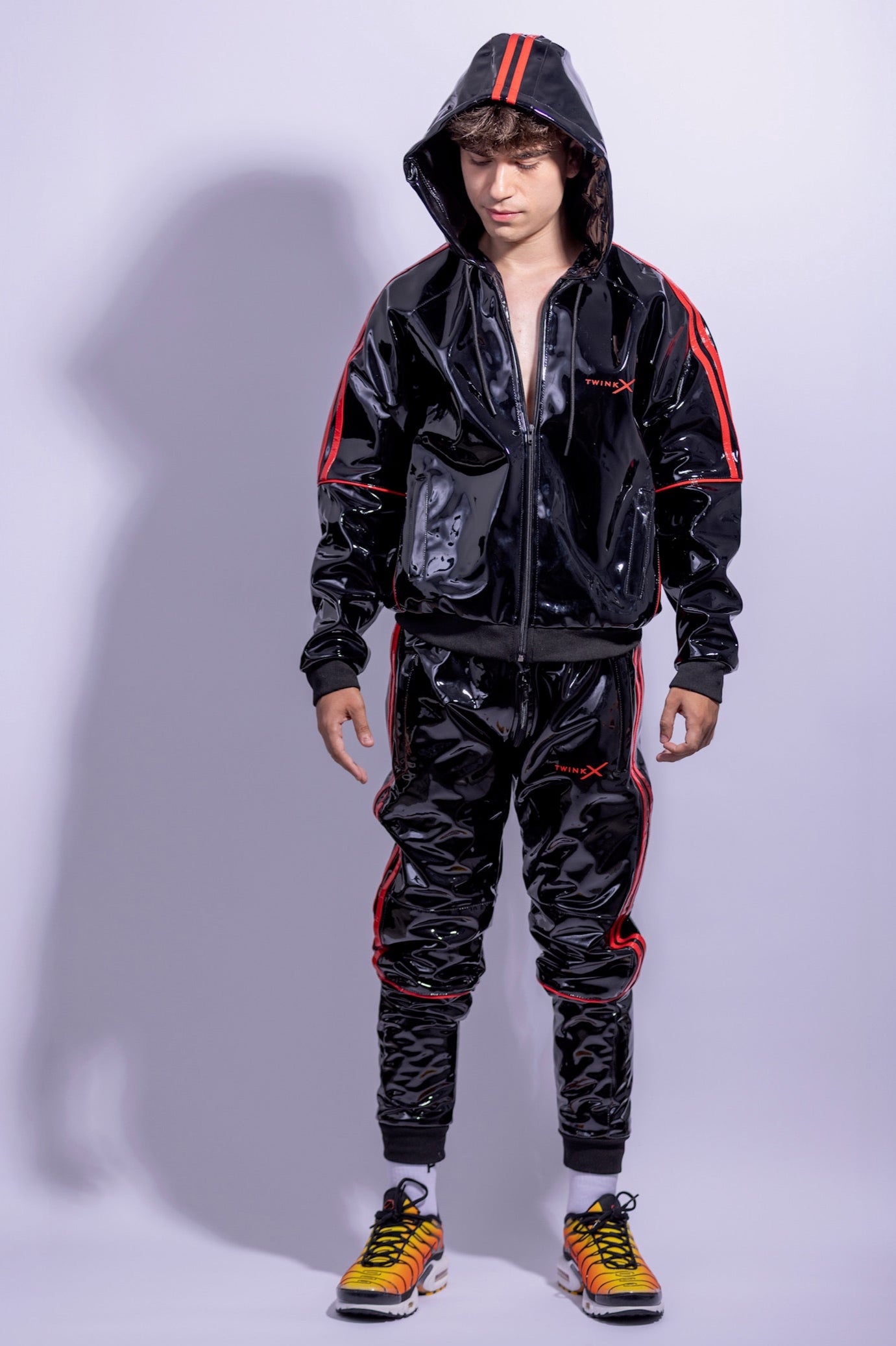 SUPERHERO SET I BLACK/RED I PVC PRO