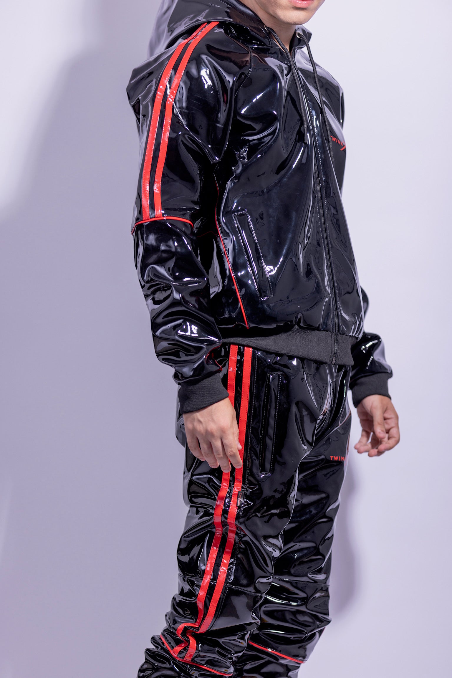 superhero jacket I black/red I pvc pro