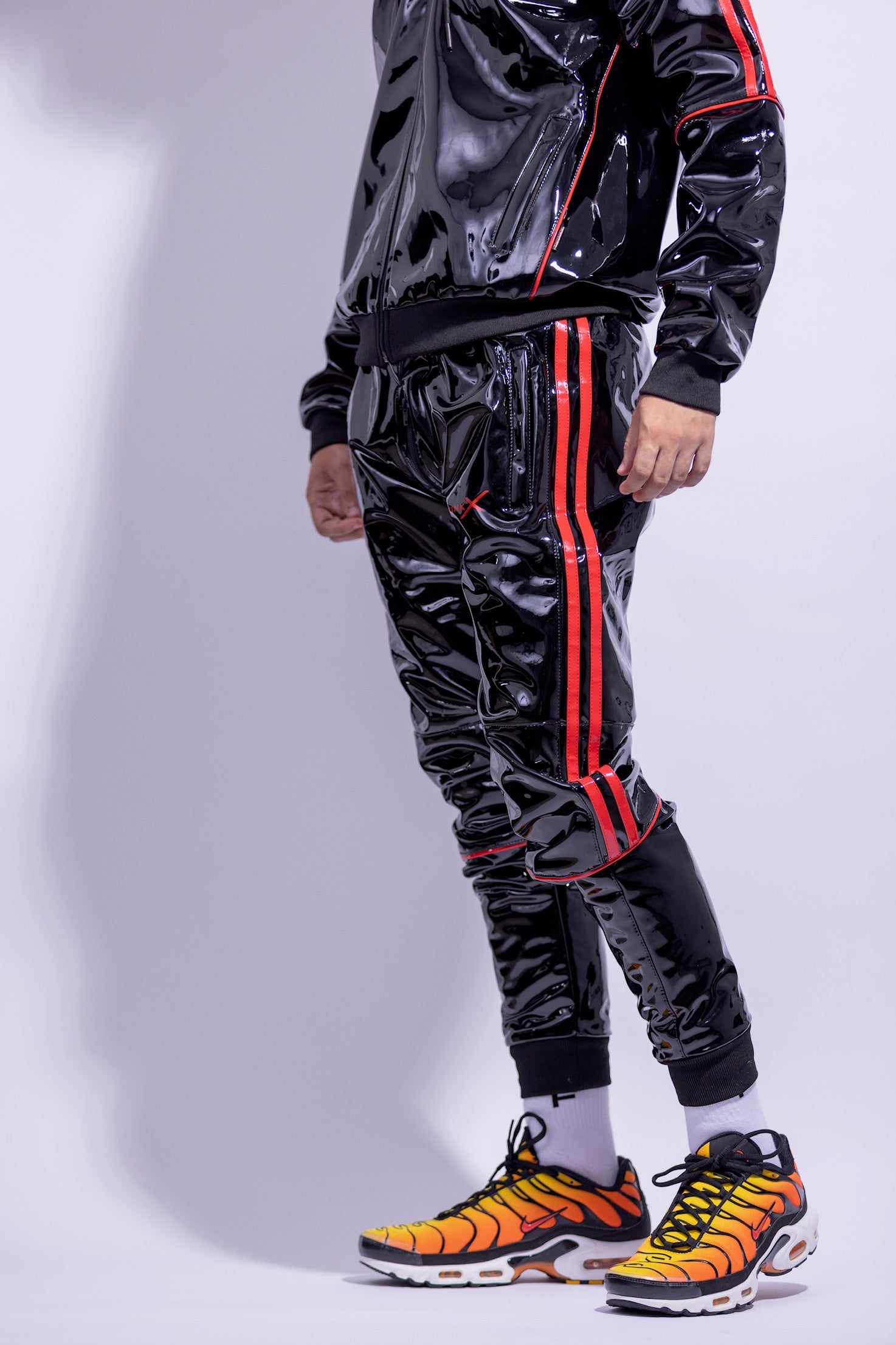 superhero pants I black/red I pvc pro