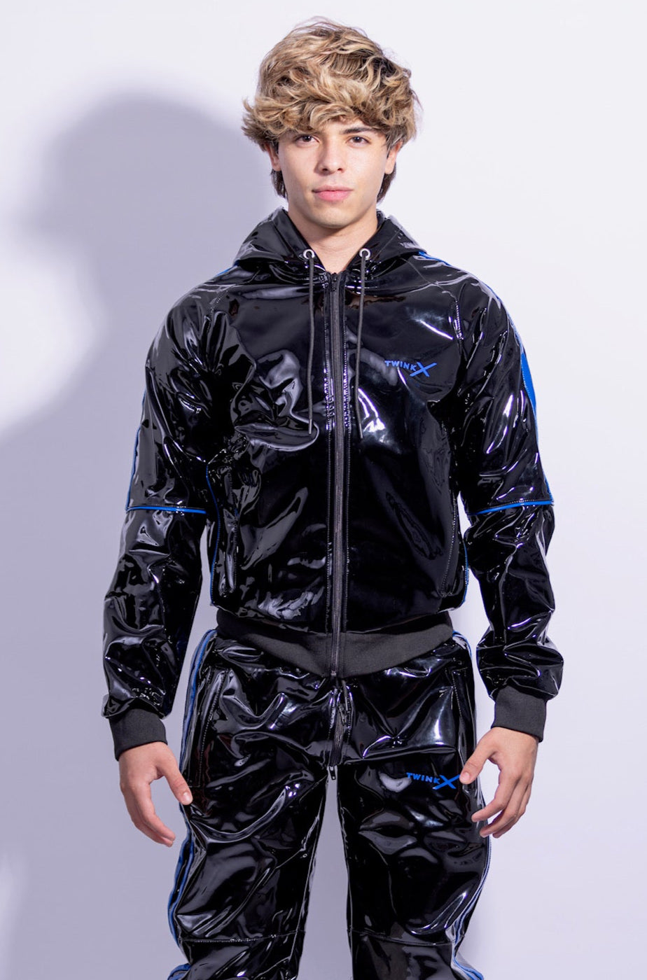 superhero jacket I black/blue I pvc pro