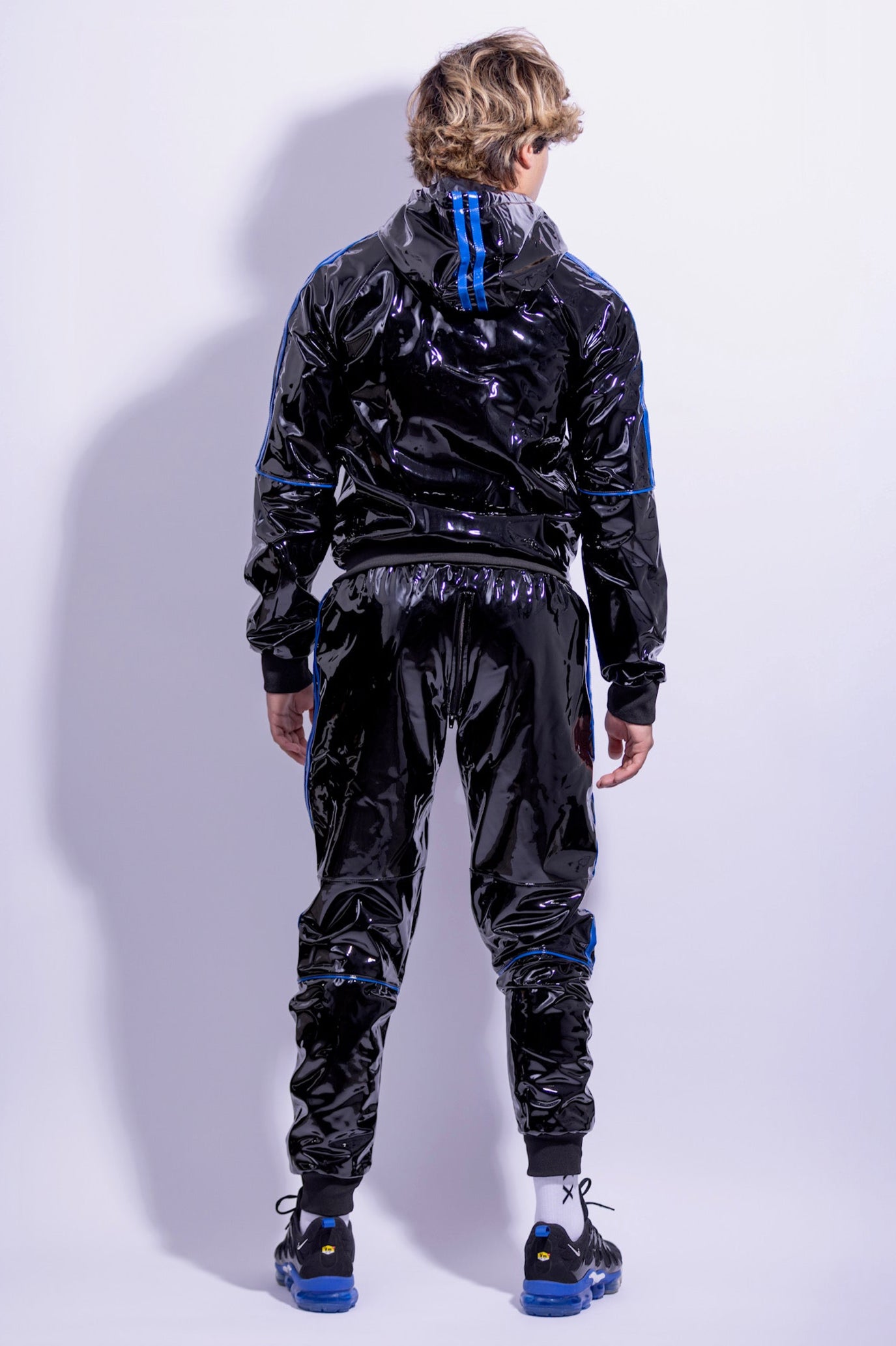 SUPERHERO SET I BLACK/BLUE I PVC PRO
