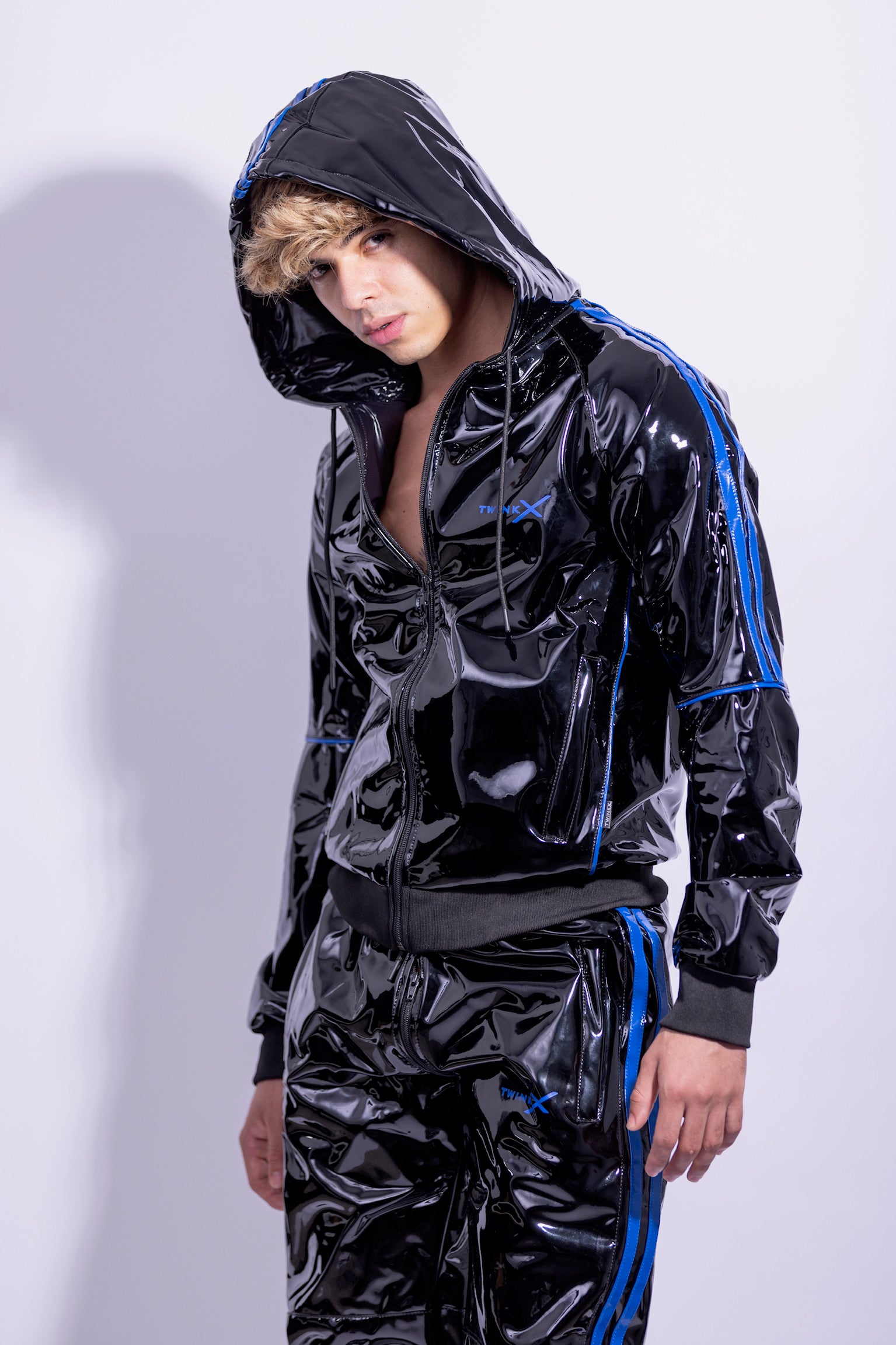 superhero jacket I black/blue I pvc pro