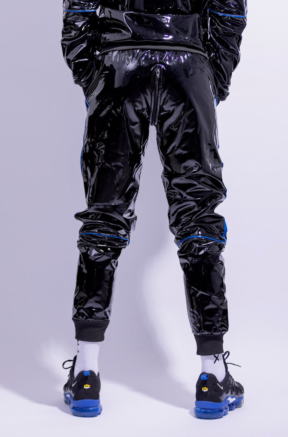 superhero pants I black/blue I pvc pro