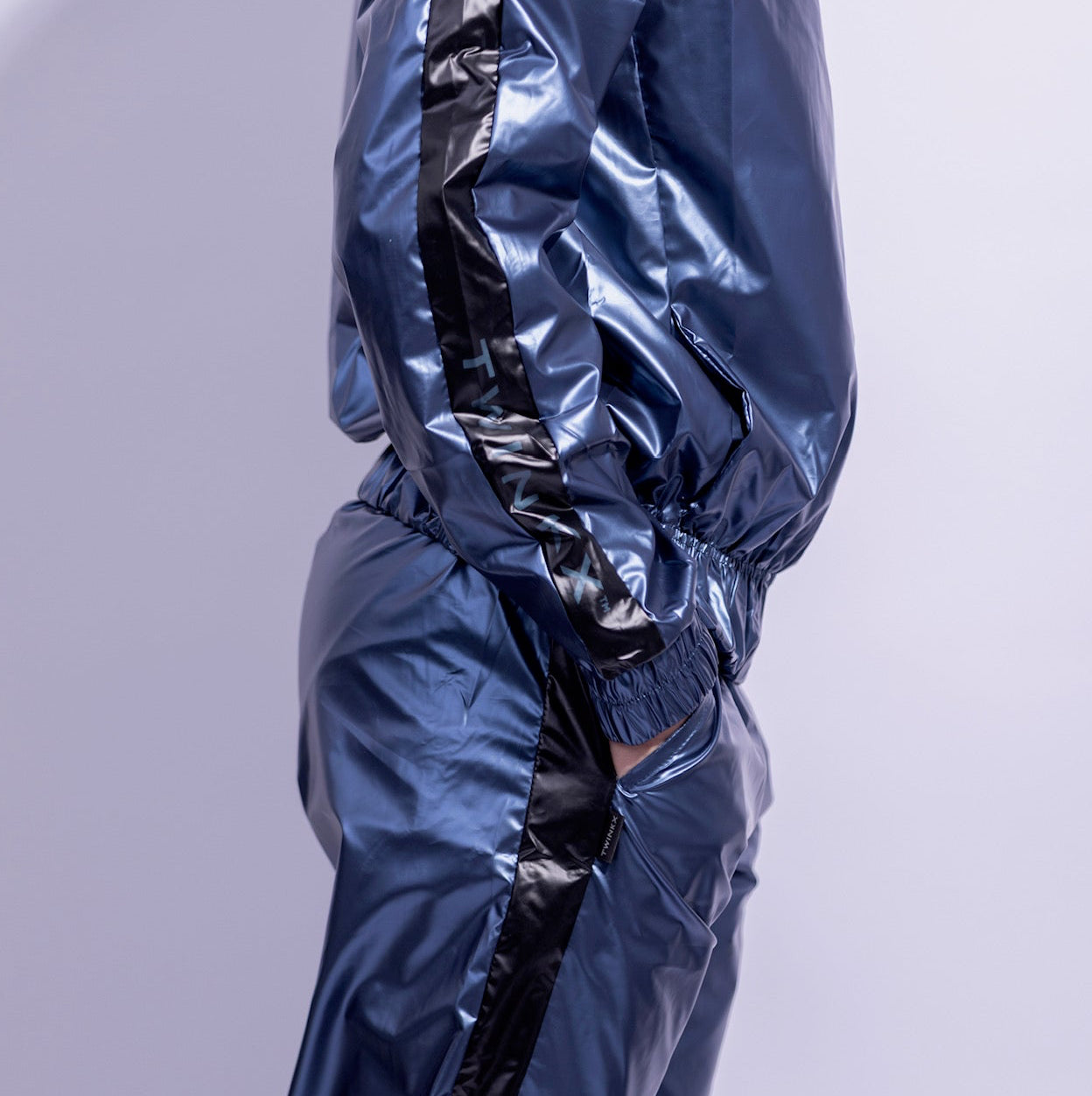 MIDNIGHT Suit – ICED Blue/Black NYLON PRO | Frozen Gloss Finish
