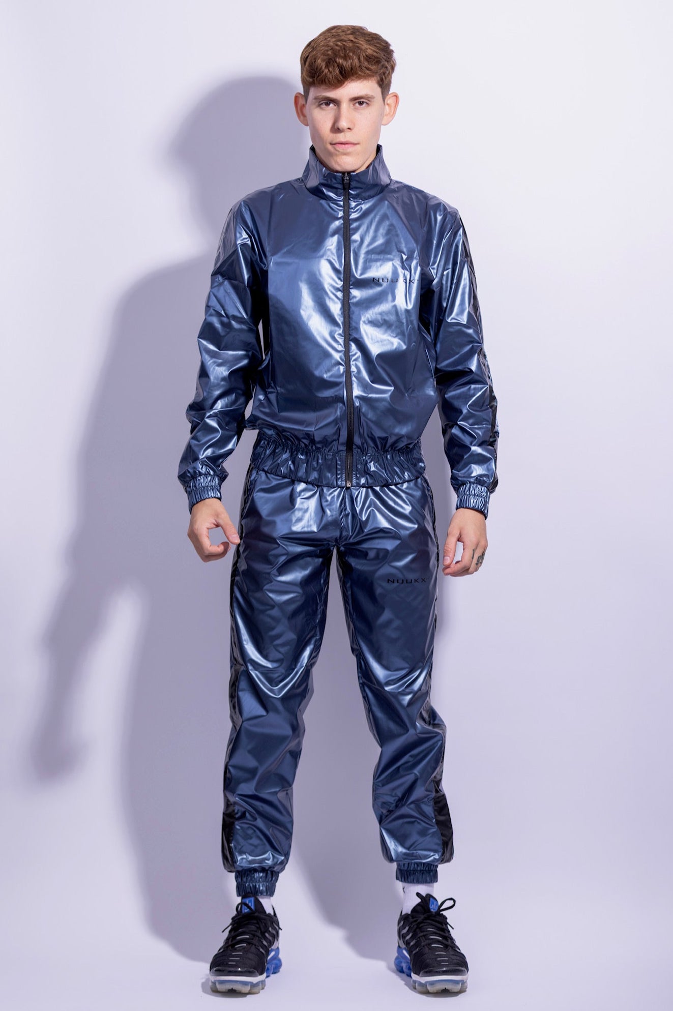 midnight jacket I iced blue/black I nylon pro