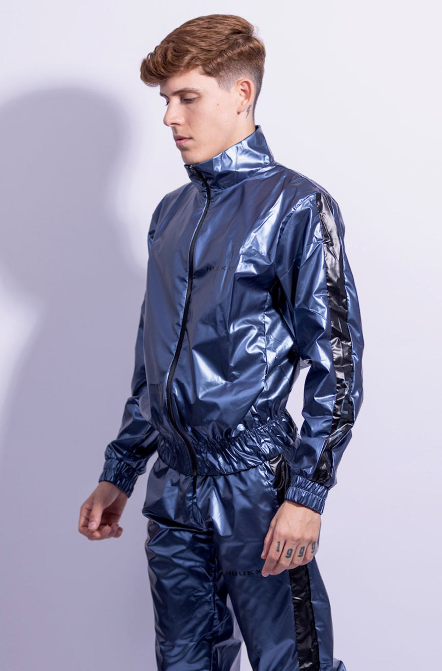 midnight jacket I iced blue/black I nylon pro