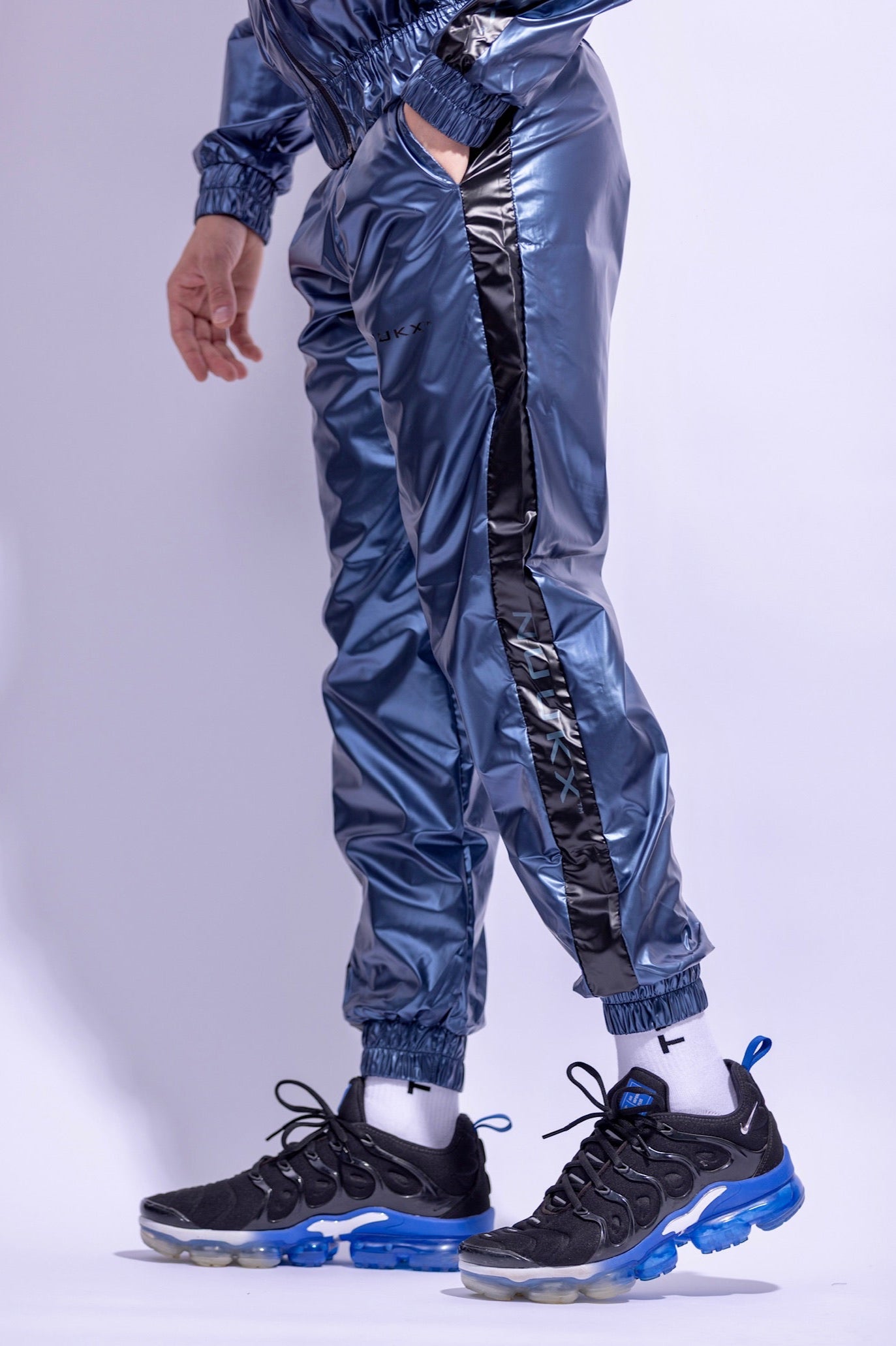 midnight pants I iced blue/black I nylon pro