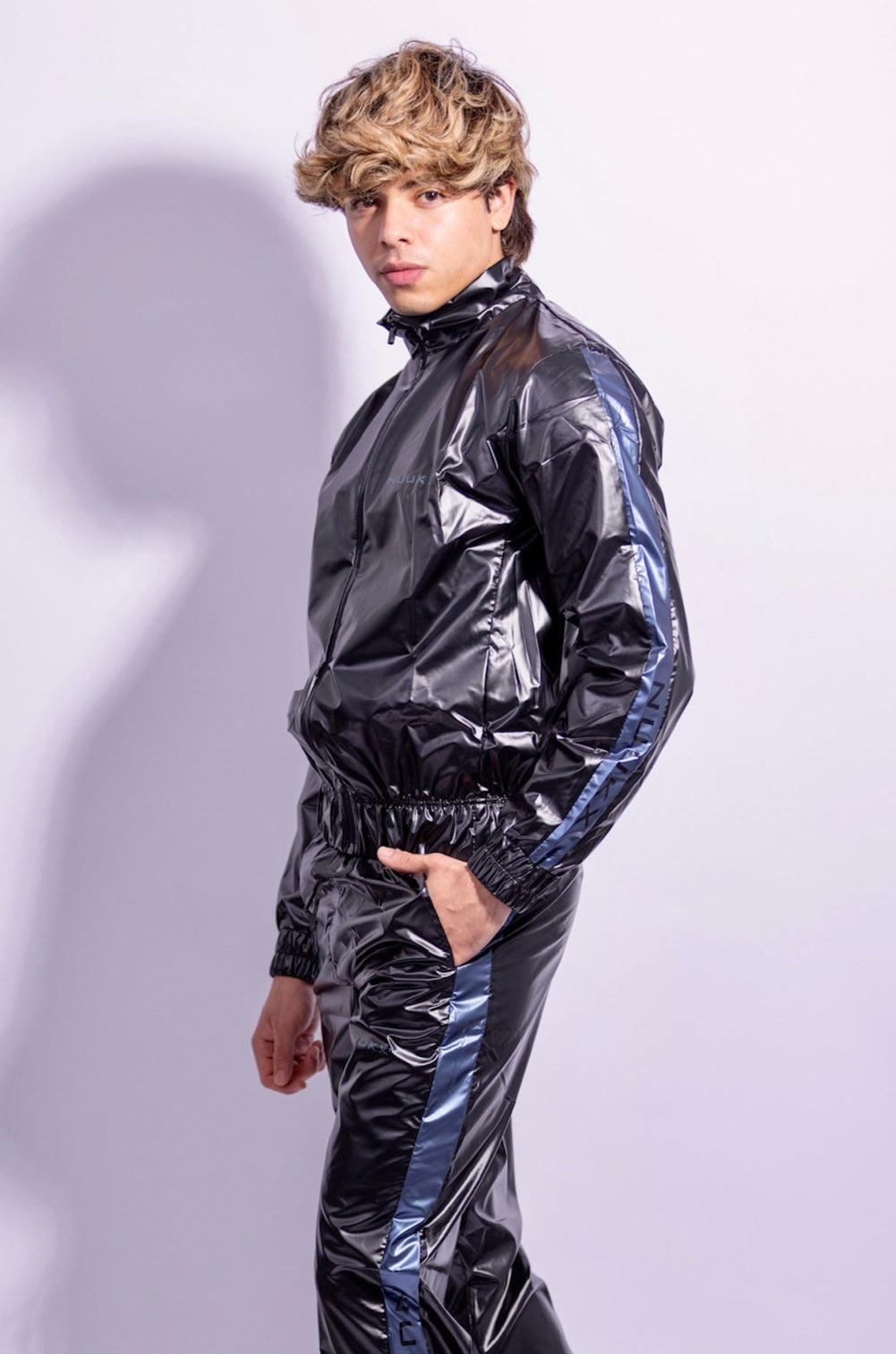 midnight jacket I iced black/blue I nylon pro