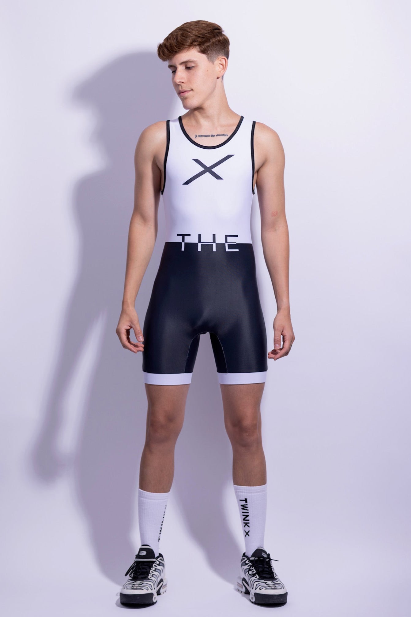 ICON SINGLET I BLACK/WHITE I SPANDEX