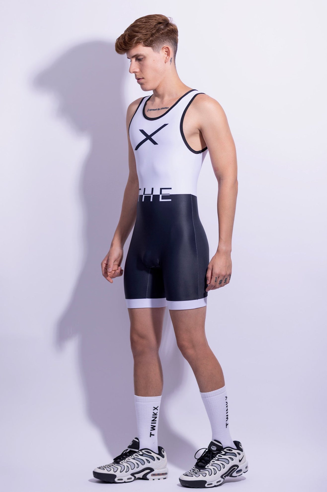 ICON SINGLET I BLACK/WHITE I SPANDEX