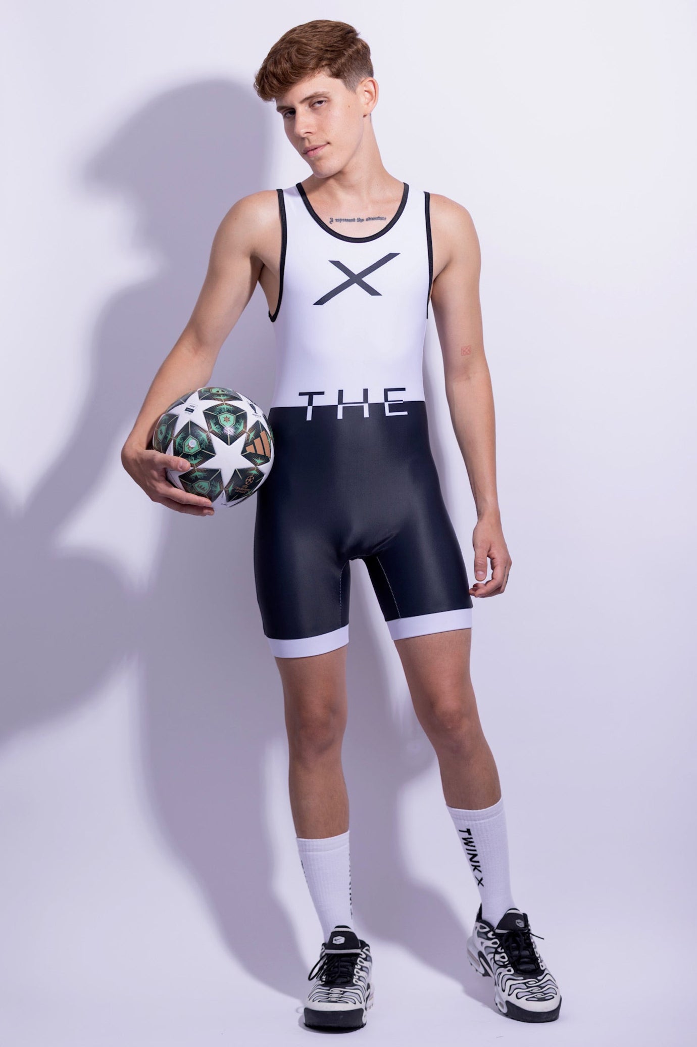 ICON SINGLET I BLACK/WHITE I SPANDEX