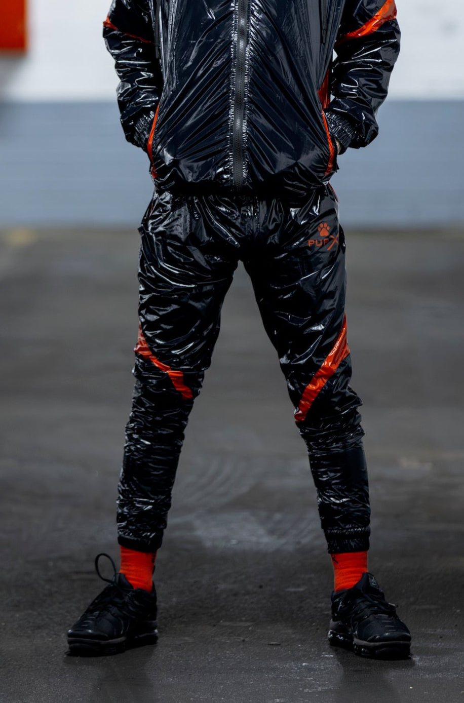 bark pants I black/red I nylon pro