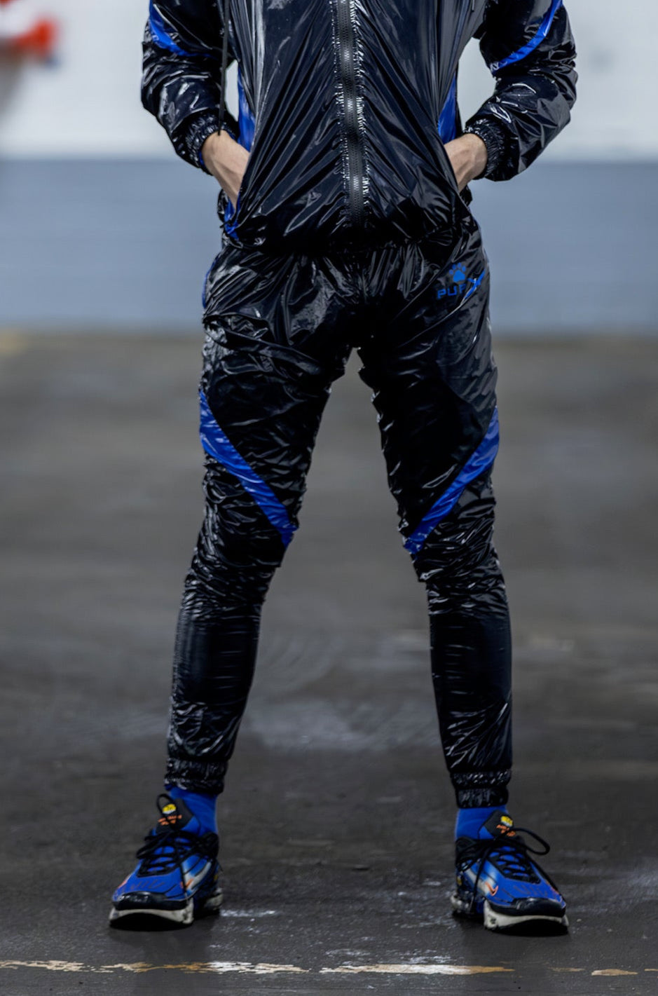 bark pants I black/blue I nylon pro