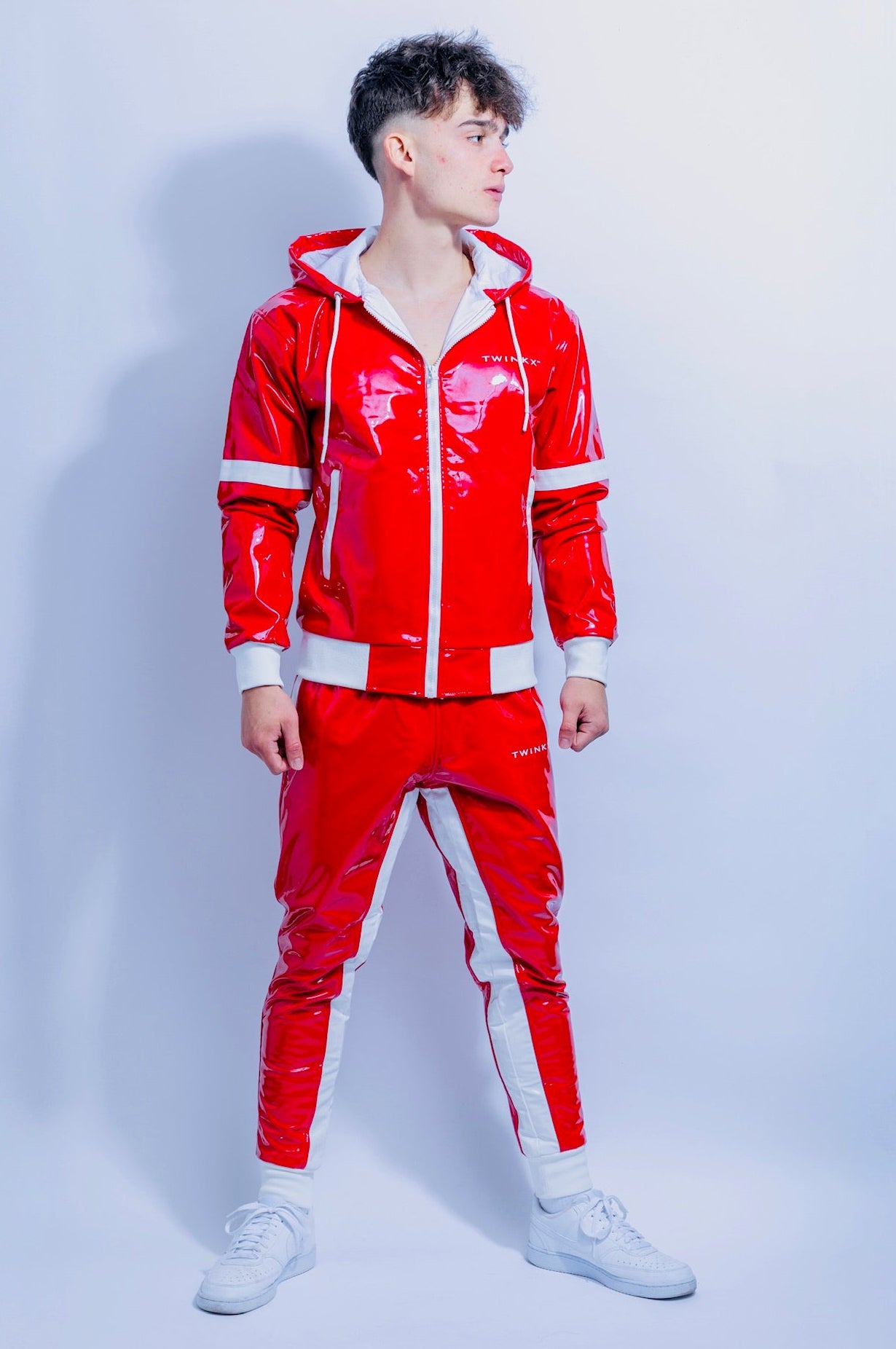 datingstar jacket I red/white I pvc pro