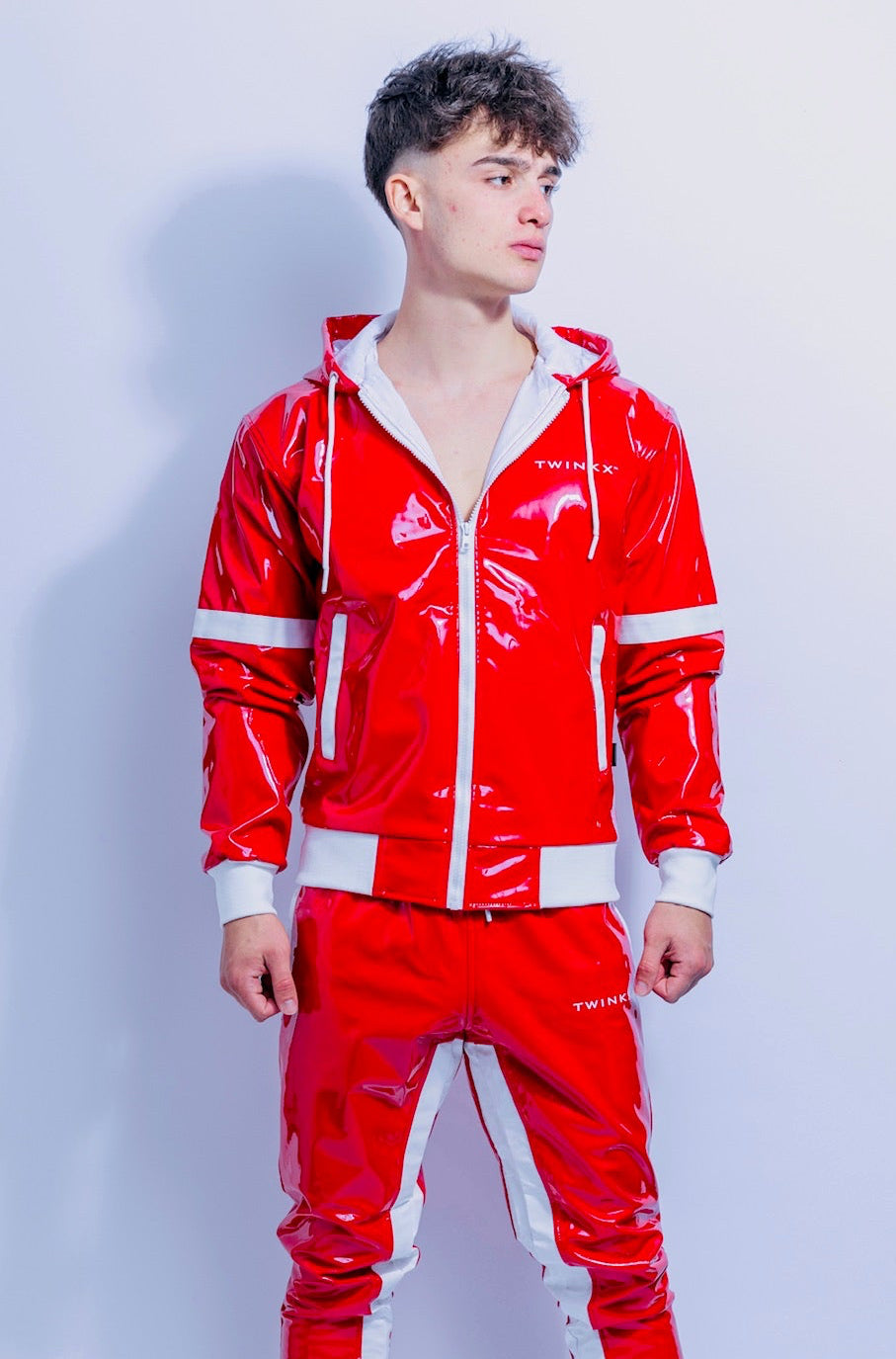 datingstar jacket I red/white I pvc pro