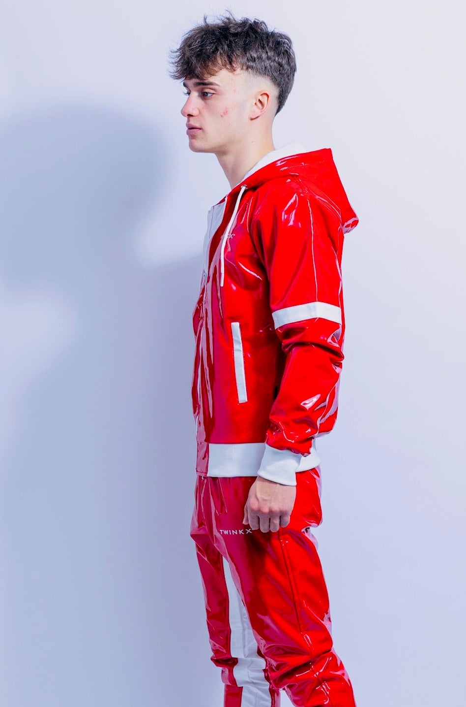 datingstar jacket I red/white I pvc pro