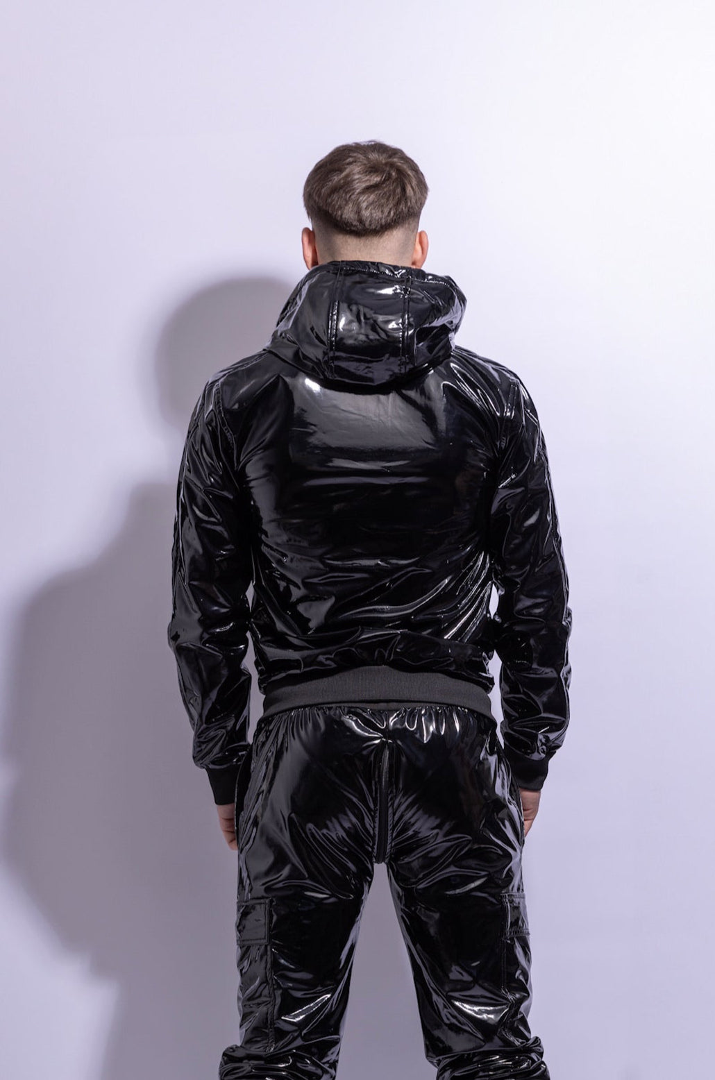 dark aix jacket I black/black I pvc