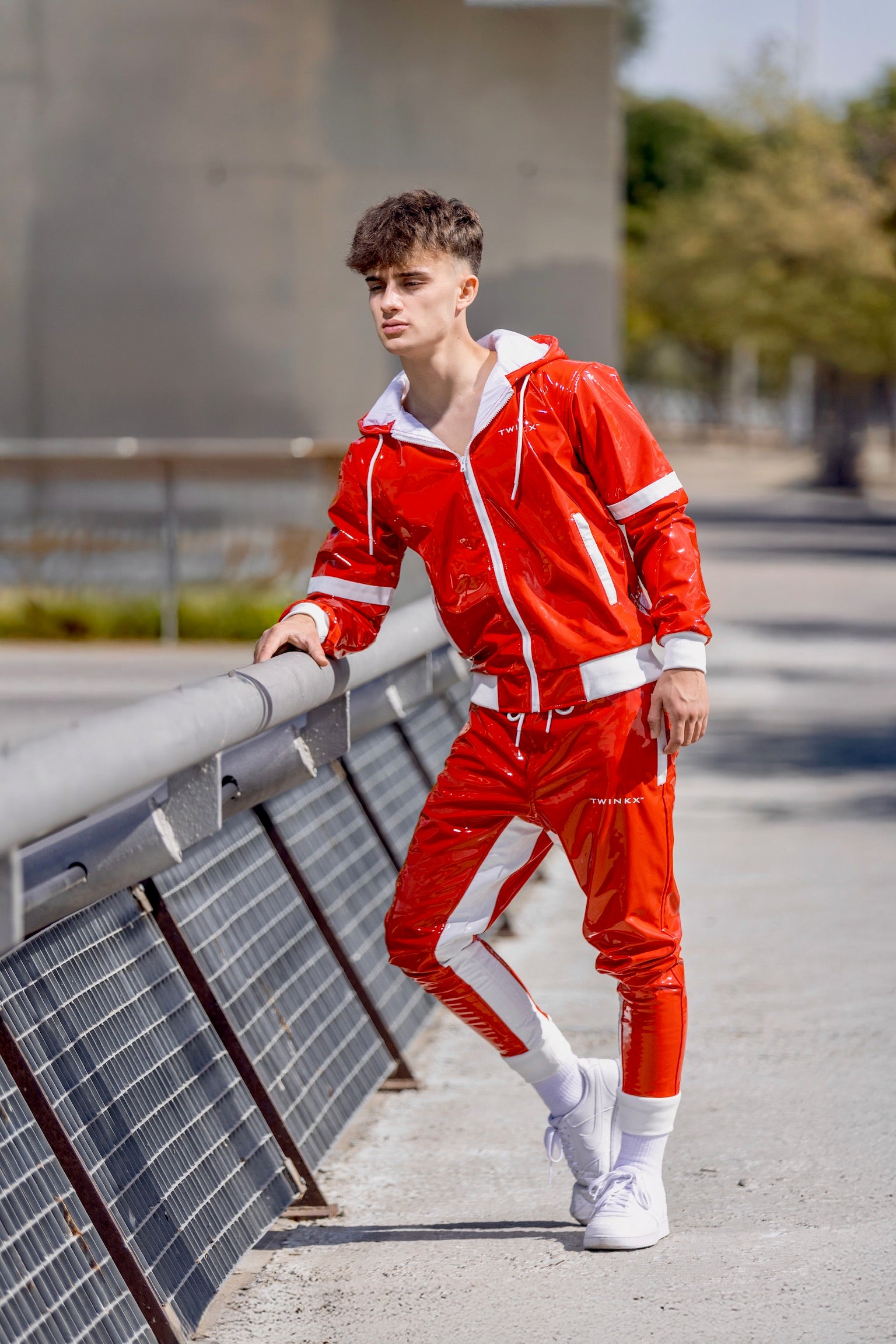 datingstar pants I red/white I pvc pro