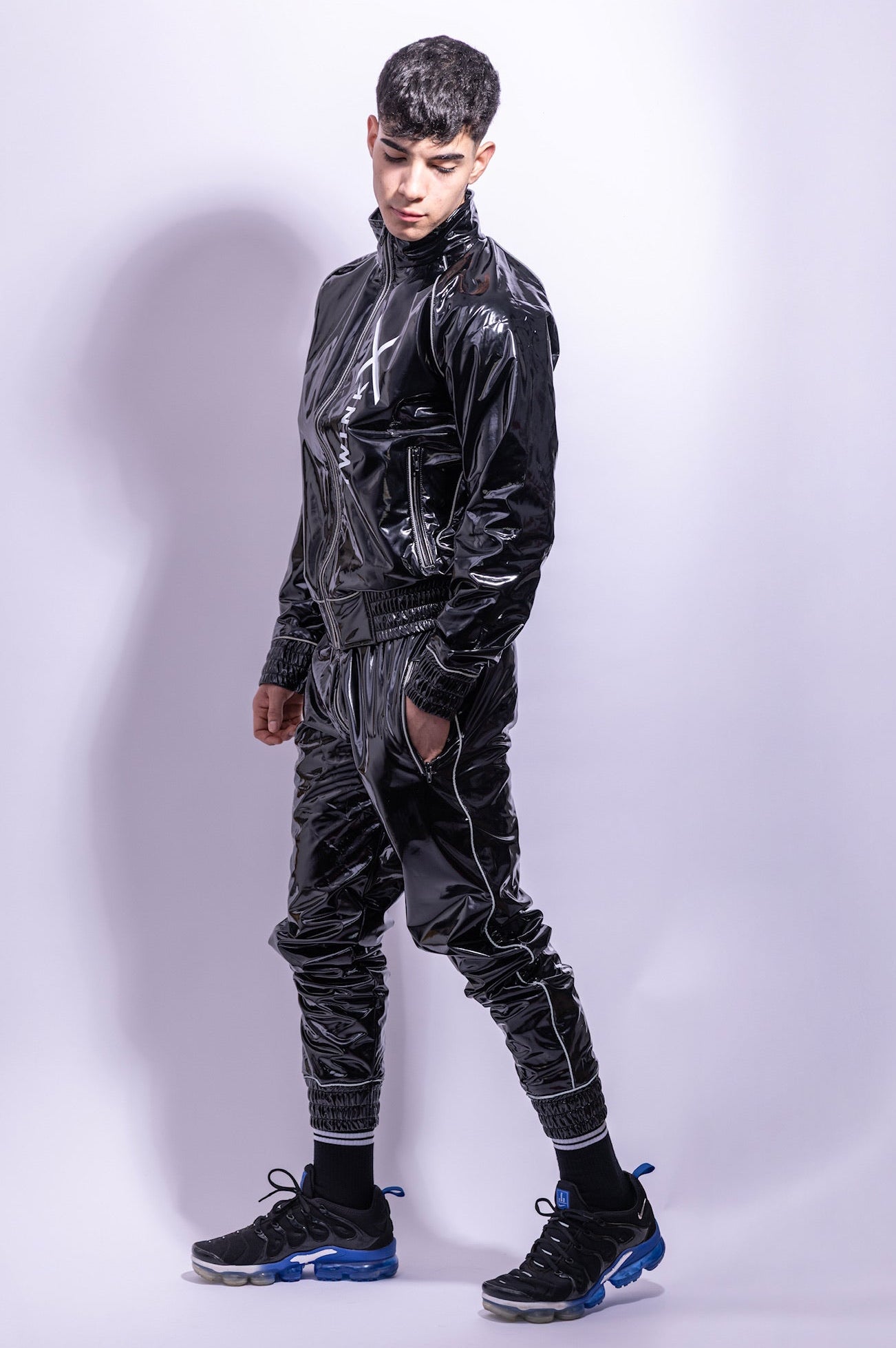 X FRAME SET I BLACK/REFLECTIVE I PVC