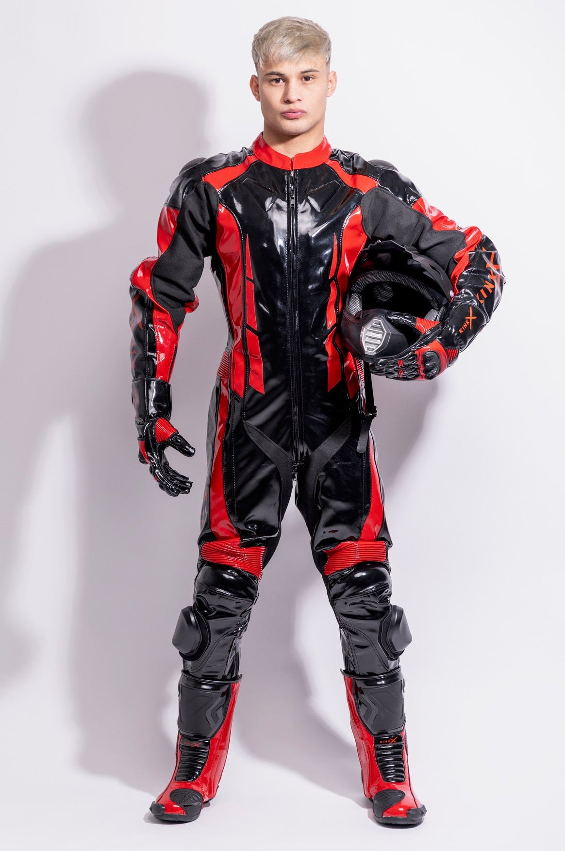 infernum fullsuit I black/red I pvc pro+