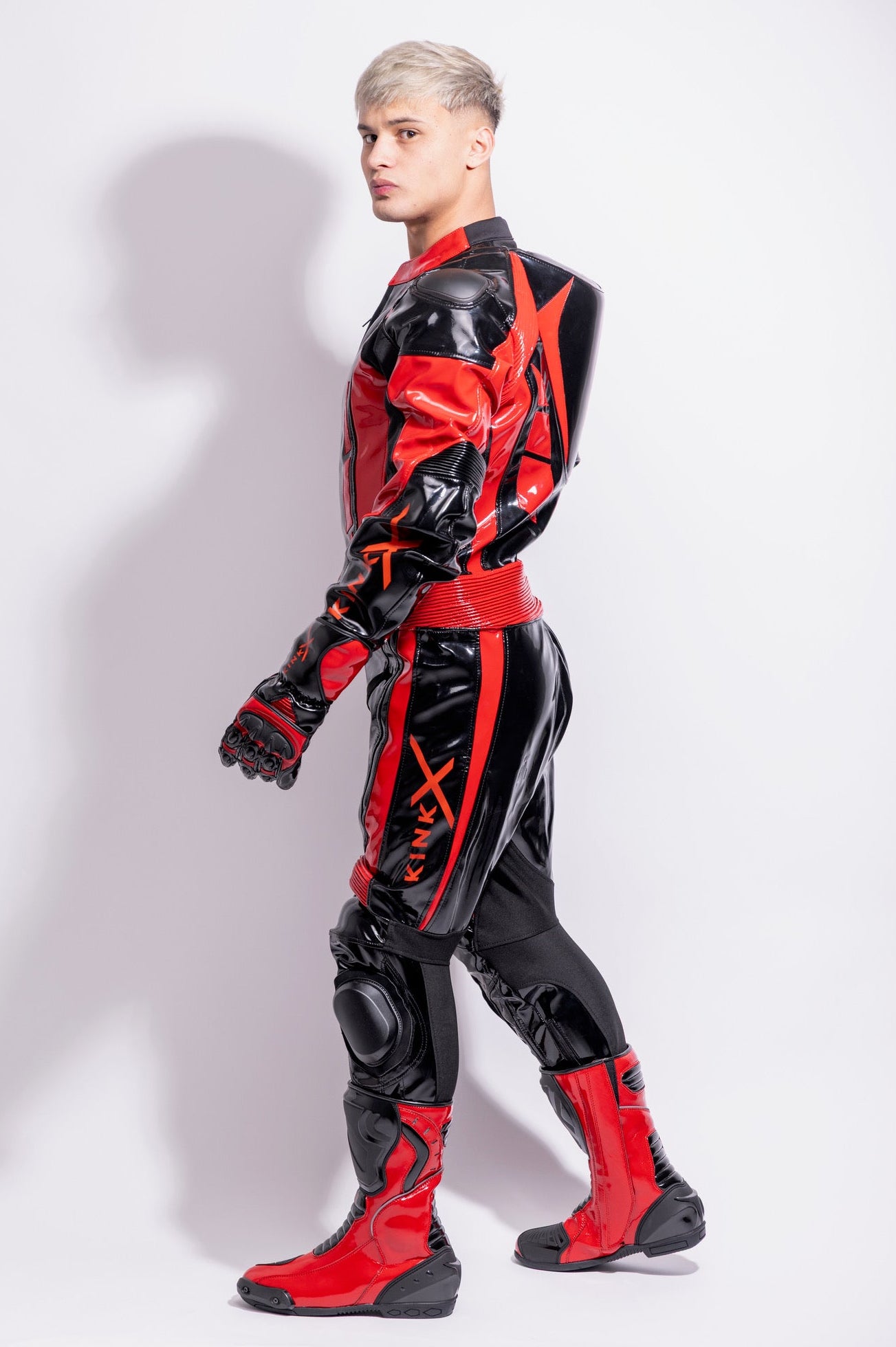 infernum fullsuit I black/red I pvc pro+