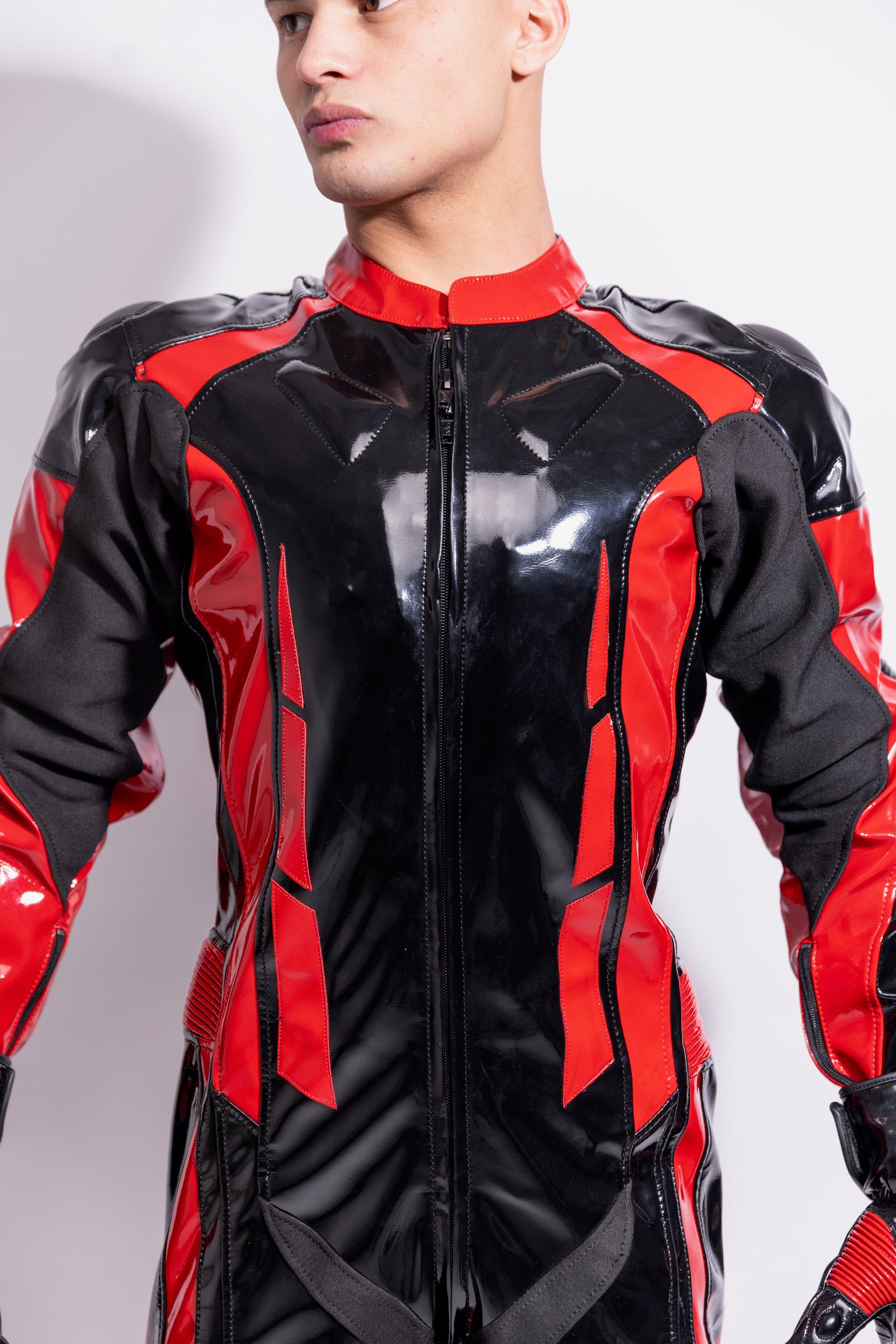 infernum fullsuit I black/red I pvc pro+
