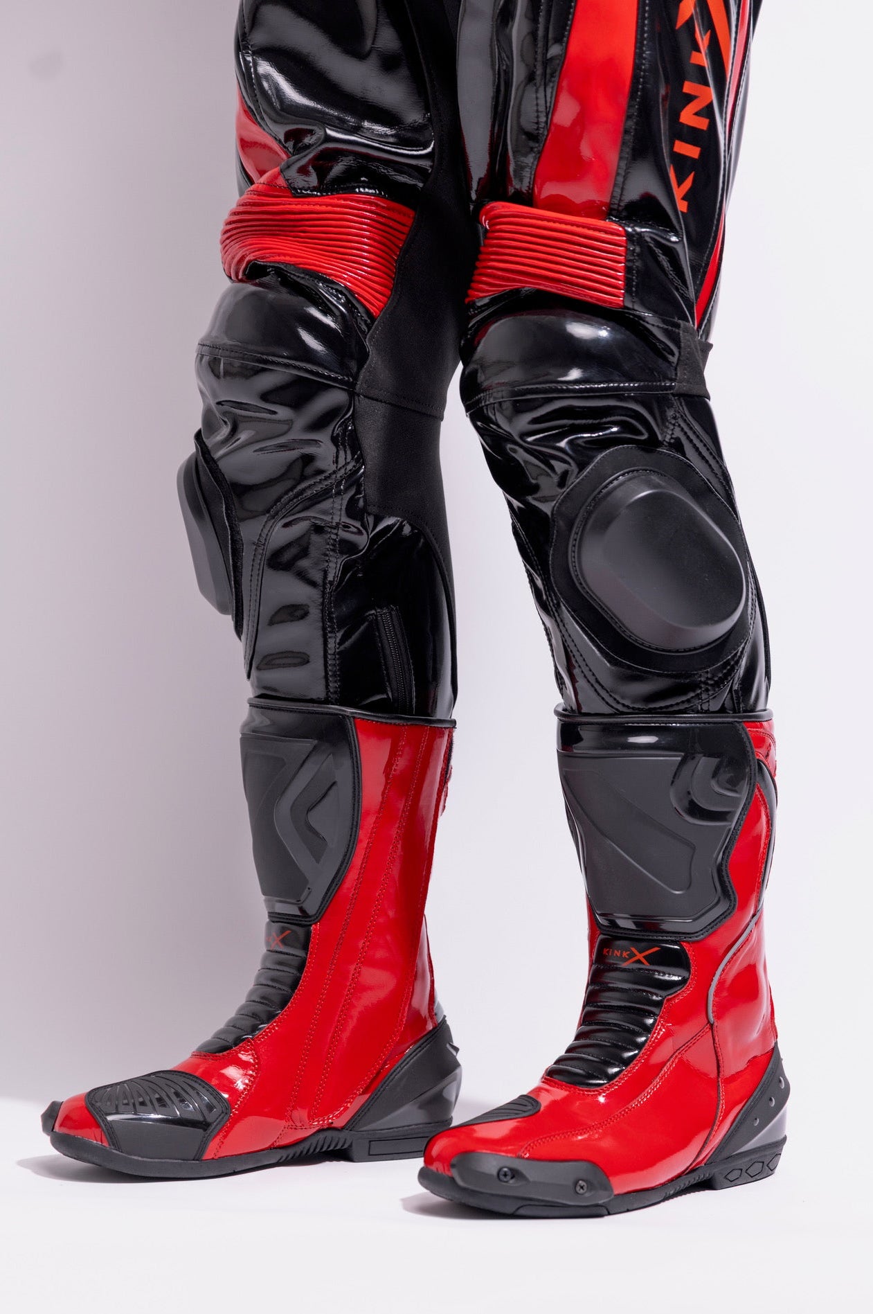 infernum boots I black/red I pvc pro+