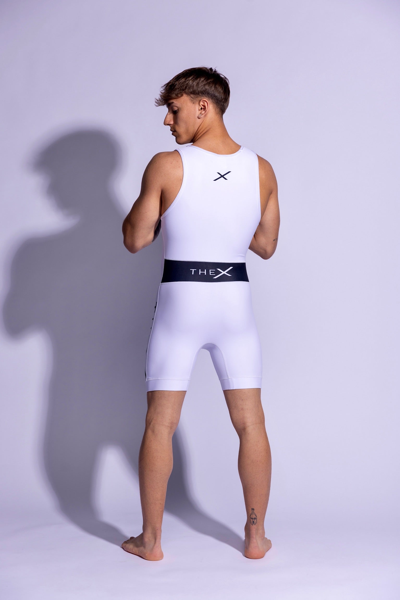 ADONIS SINGLET I WHITE/BLACK I SPANDEX