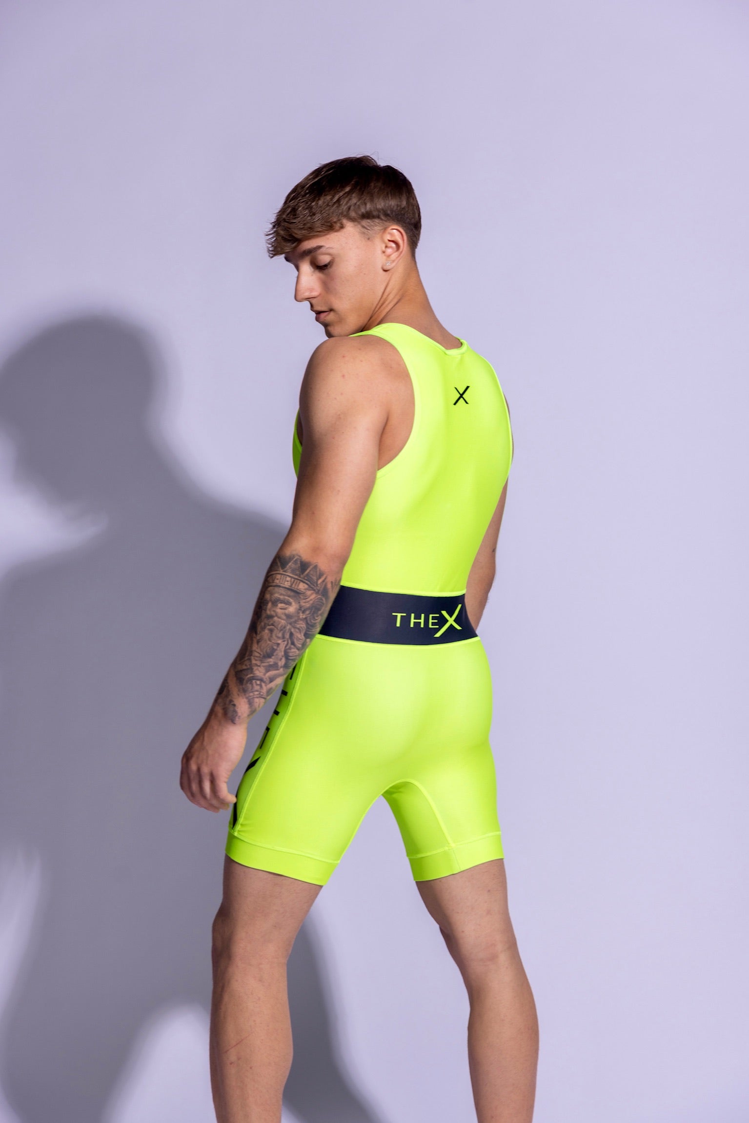 ADONIS SINGLET I NEON/BLACK I SPANDEX