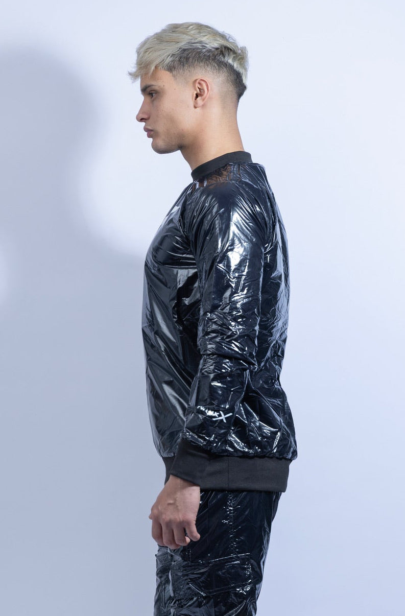 Adonis Pullover Black Nylon Pro – Lightweight X Statement Top