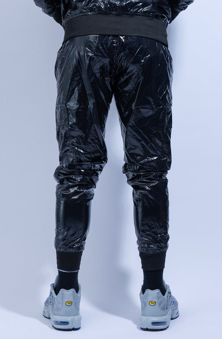 パンツ NAMACHEKO ADONIS TROUSER BLACK SIZE M Adonis Pants Black Nylon Pro – Lightweight Shiny Slim Fit Pants