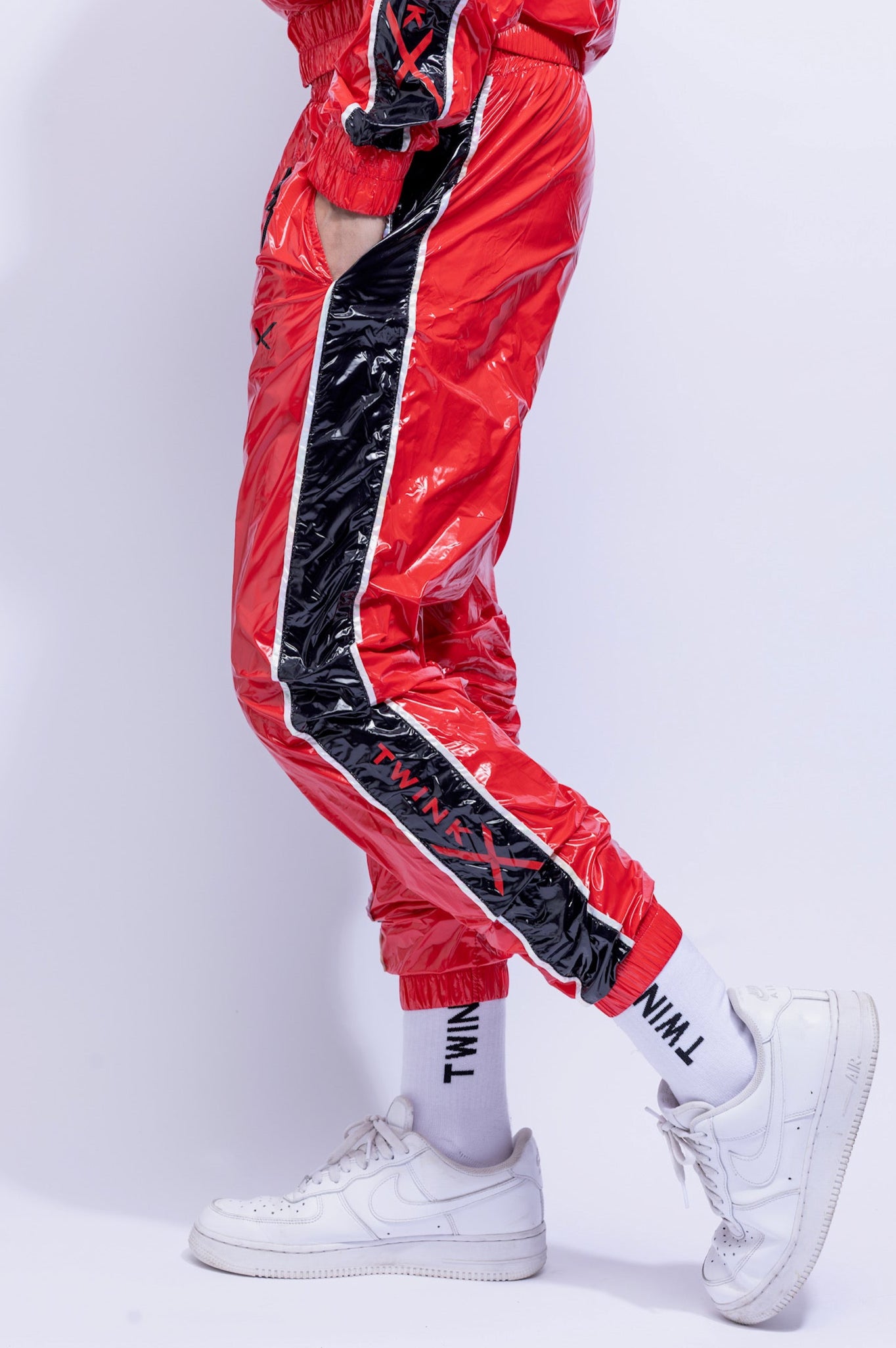 devil pants I red/black I nylon PRO