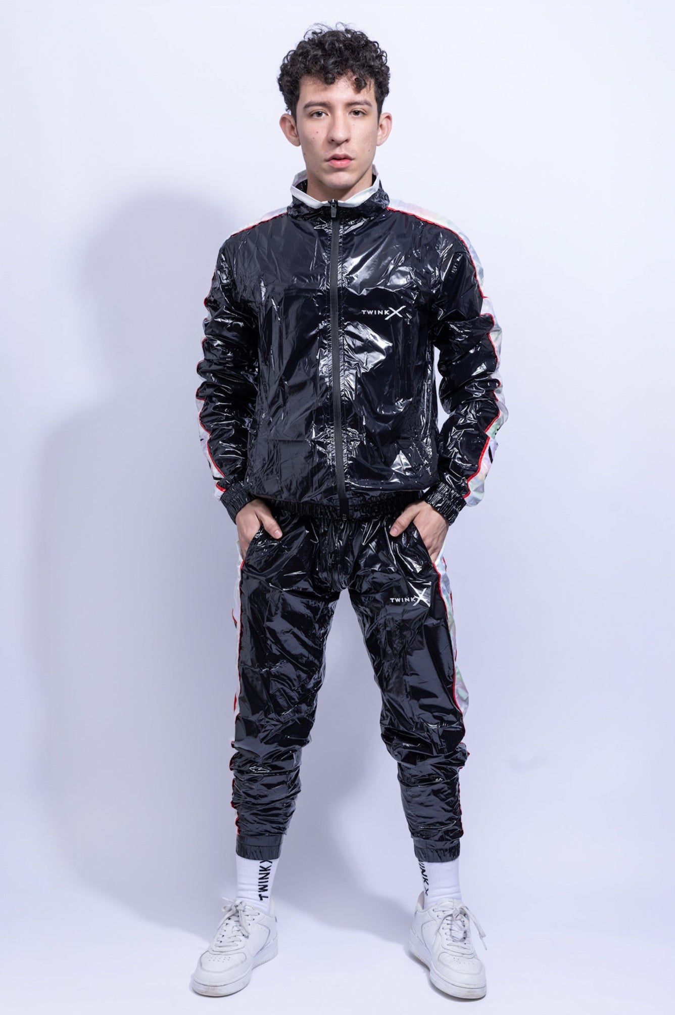 devil pants I black/white I nylon PRO