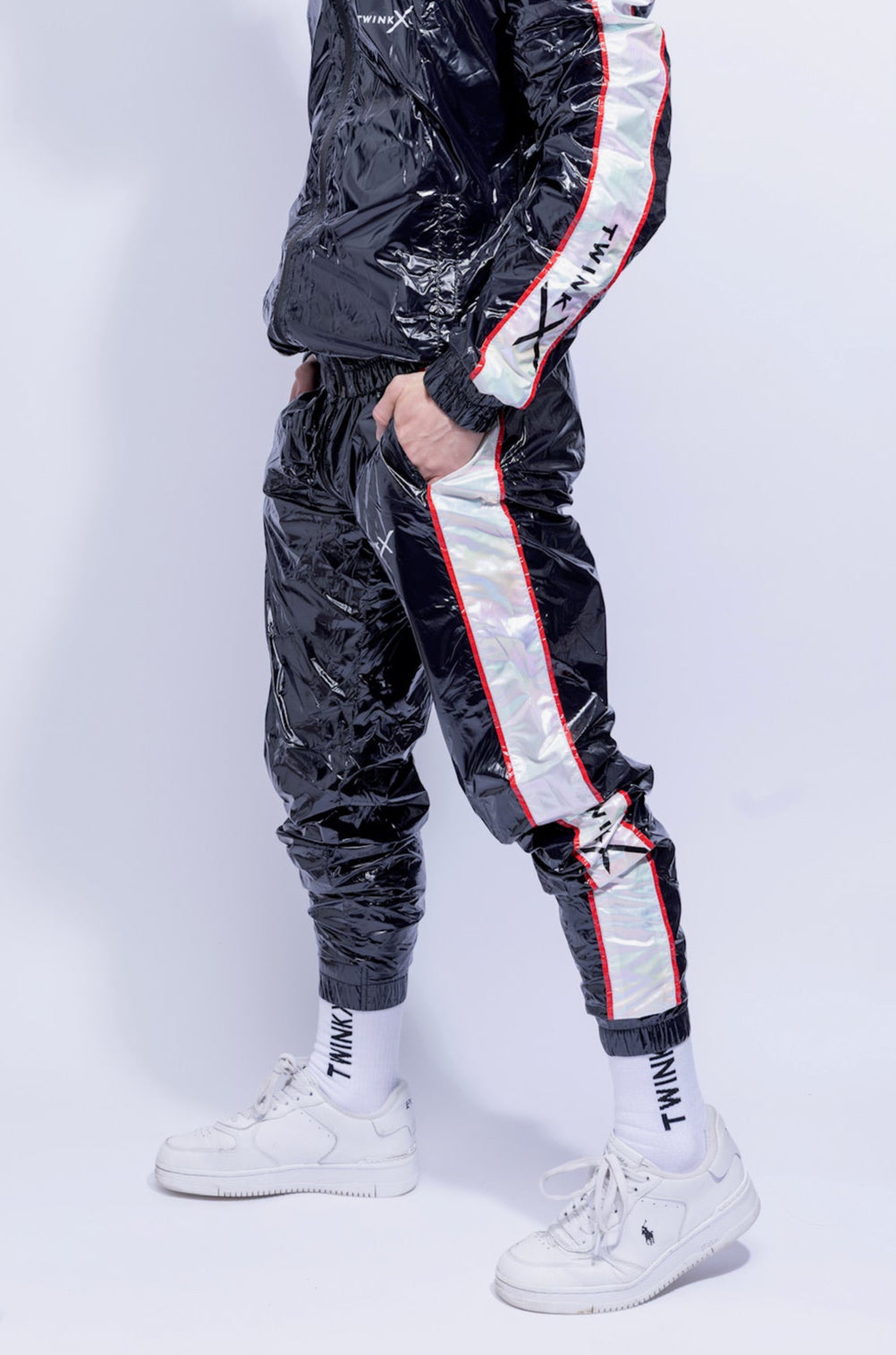 devil pants I black/white I nylon PRO