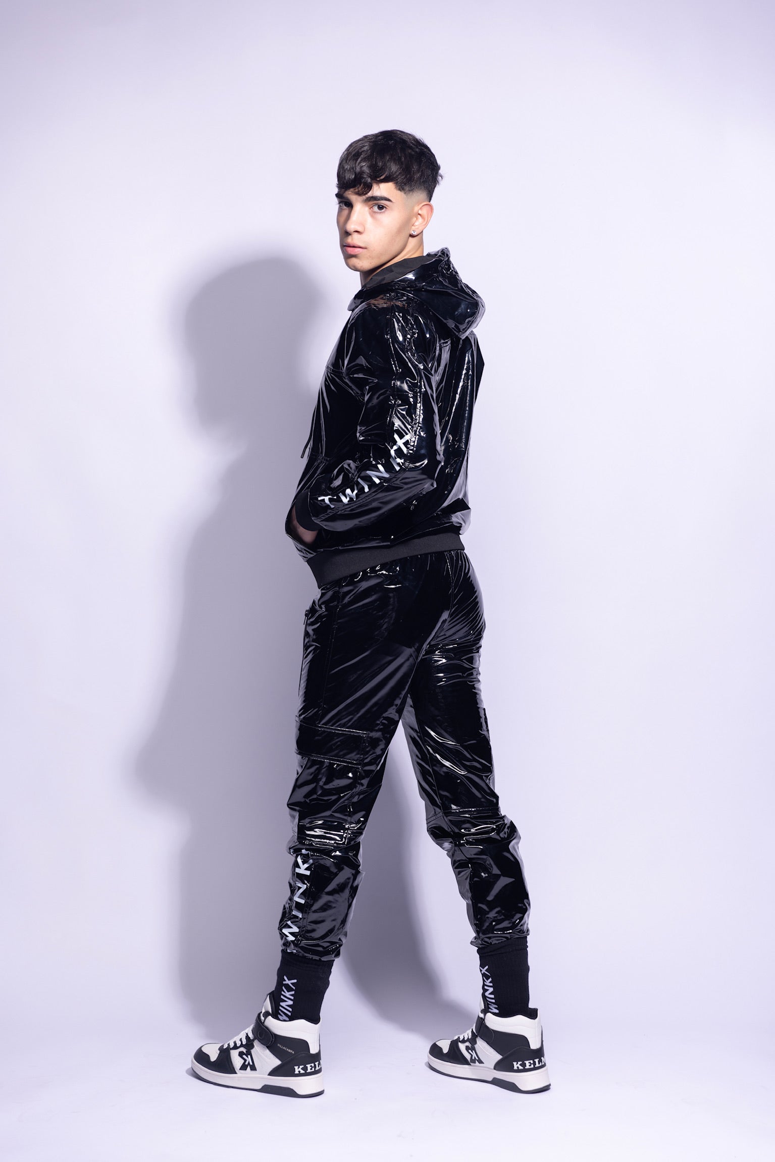 Y2050 pants I black/black I PVC