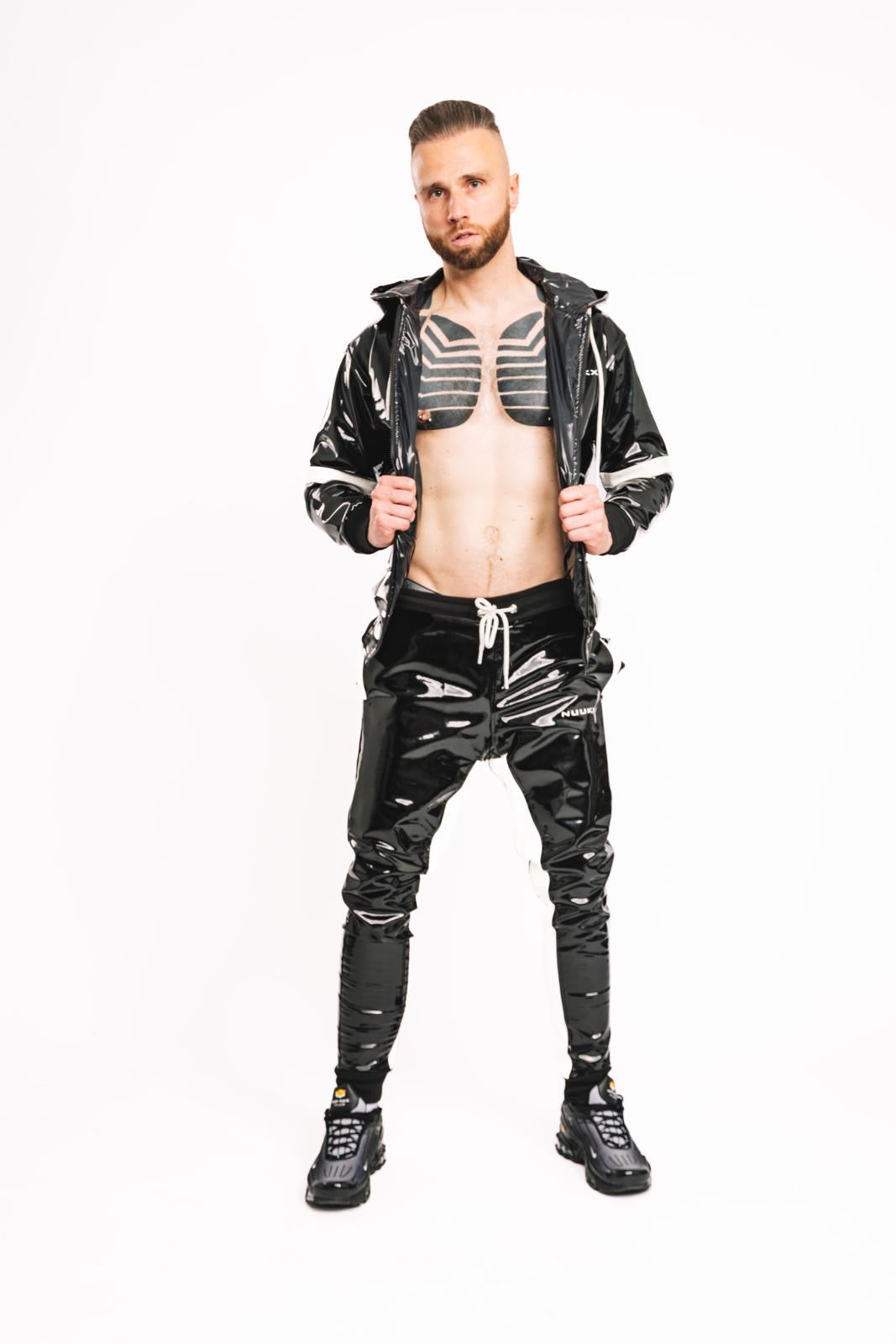 datingstar jacket I black/white I pvc pro